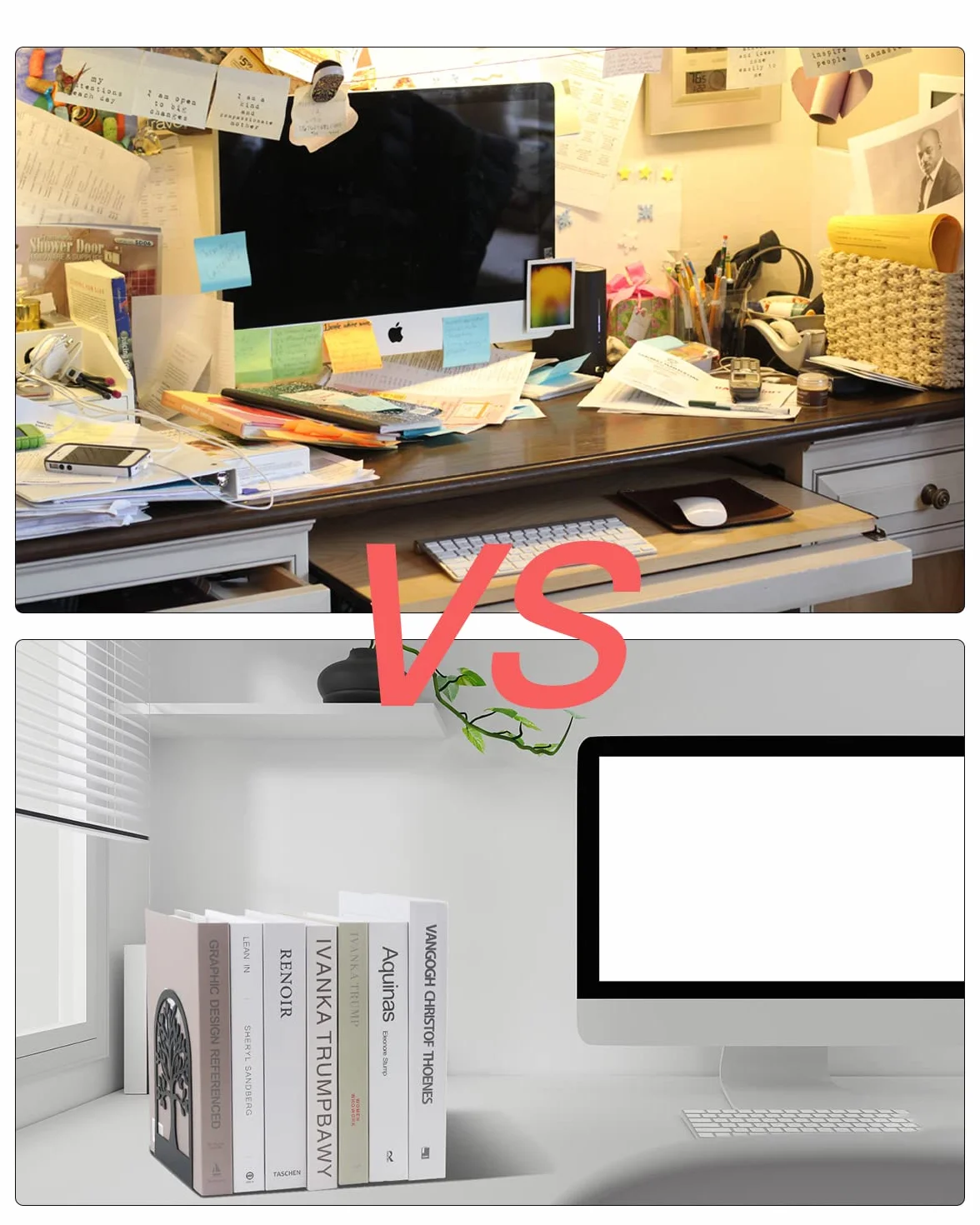 Fermalibri per Mensole in Metallo, Porta Libri per Libreria, Reggi Libri per Ufficio e Casa, Design Nero