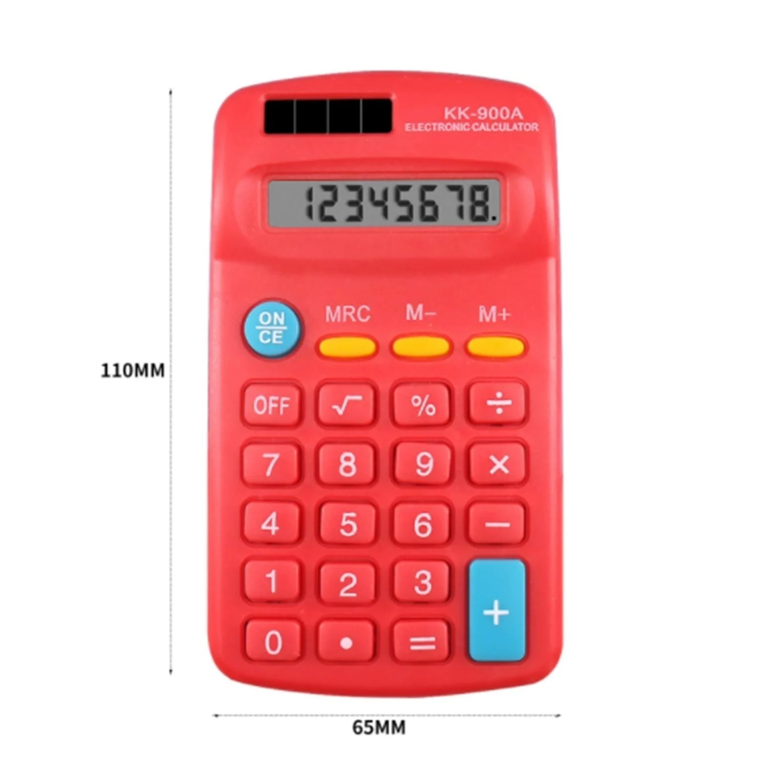 Calcolatrice per Ufficio Calcolatrice Portatile Multifunzionale A 8 Cifre con Display LCD for Ufficio E Casa Scuola(Blue)