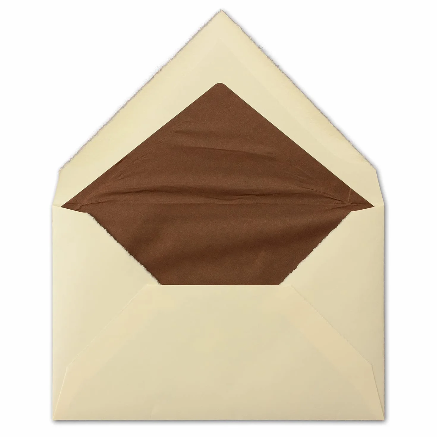 Biglietti vintage Zerkall carta fatta a mano 11,3x17,5 cm B6 15 Sets avorio