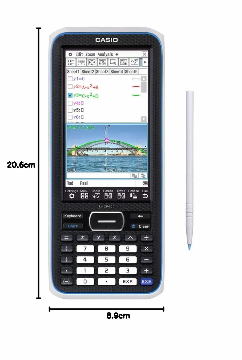 Casio Classpad II FX-CP400 - Calcolatrice grafica con CAS