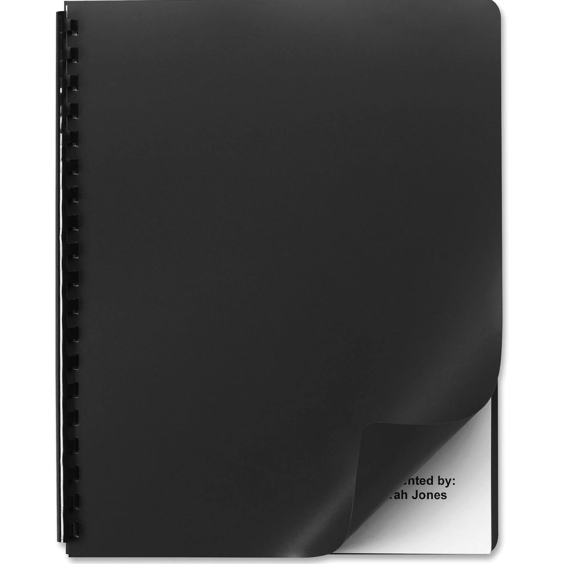 Swingline GBC 25703 - Coperture per rilegatura in plastica opaca, 29 x 20 cm, confezione da 25 pezzi, colore: nero
