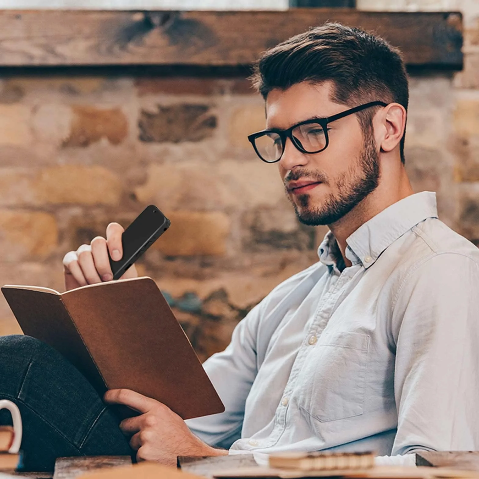 60ORE Registratore Vocale, 64GB Custodia in Metallo, con Attivazione Vocale e Password, USB C Registrazione Audio per Conferenze Riunioni Colloqui Classe
