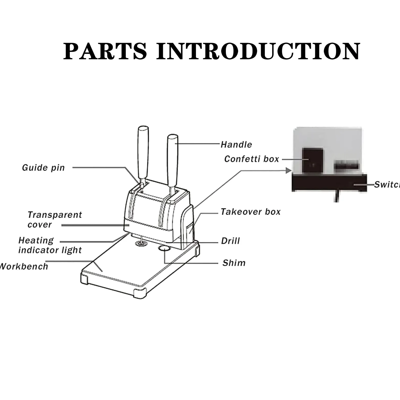 Accessori per Ufficio, rilegatrice con Colla a Caldo, rilegatrice per Coupon finanziari, Spessore Rilegatura 30 mm, Fino a 300 Fogli di Carta da 70 g/m², Adatta per la Rilegatura d