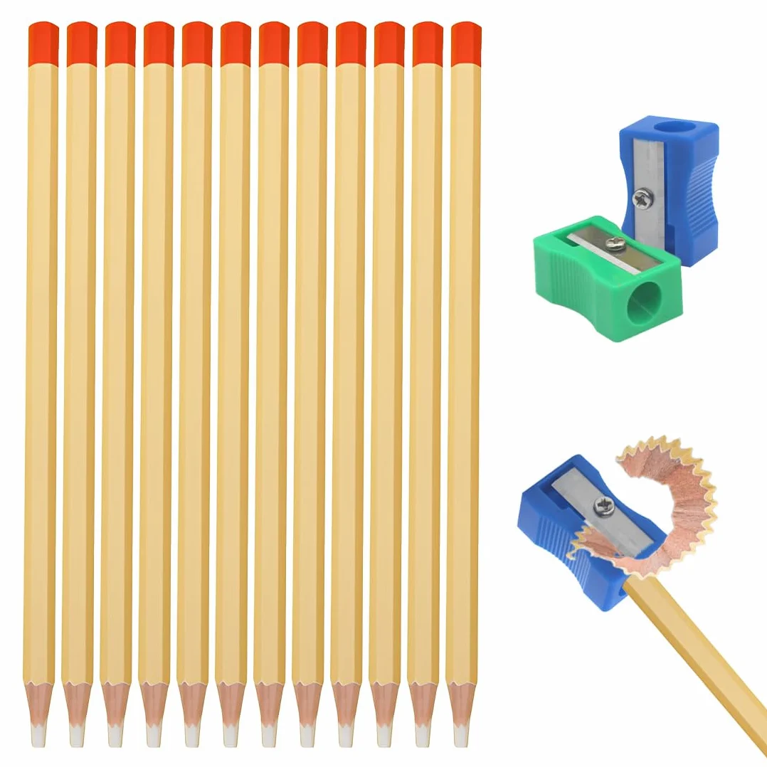 Gomma Di Precisione 12 Pezzi, Gomme Affilabili, Temperino, Facile da Trasportare, per Artisti e Principianti