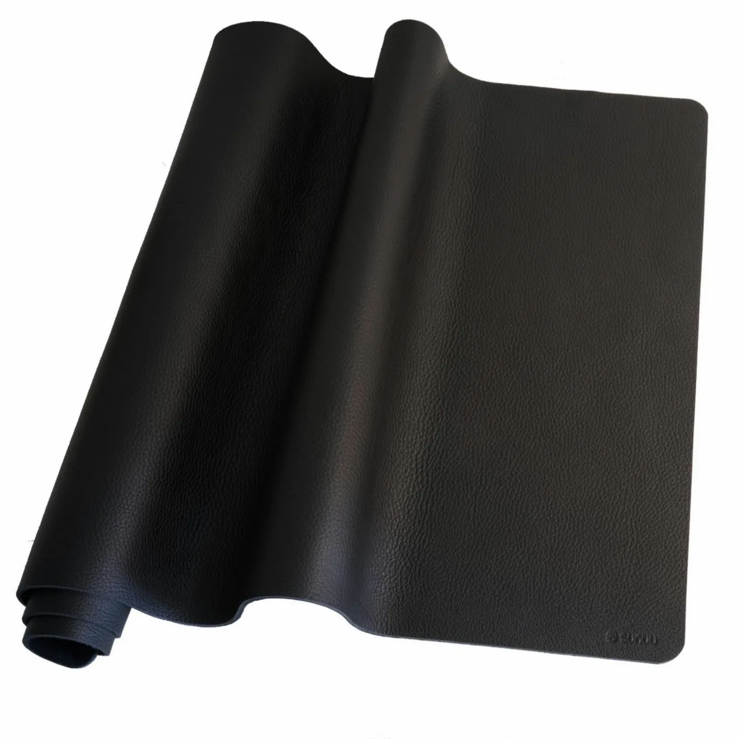 Sottomano da scrivania extra spesso, in vera pelle pieno fiore, realizzato a mano con pelle bovina a grana di litchi, adatto per uomini e donne che lavorano a casa o in ufficio, 90 x 41,9 cm