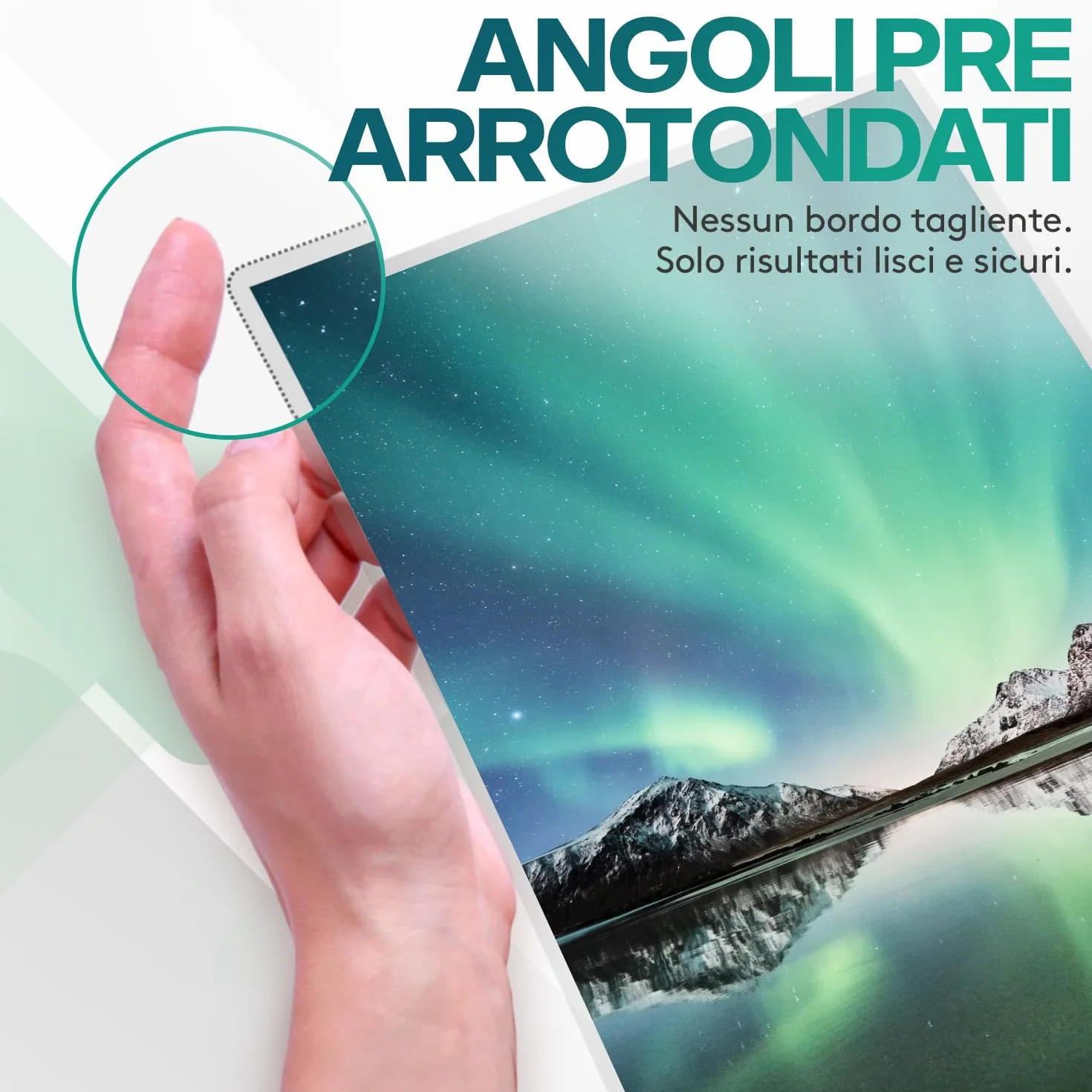 ACROPAQ Fogli plastificatrice A8 100 mic 100 pezzi Lucido Formato biglietto da visita