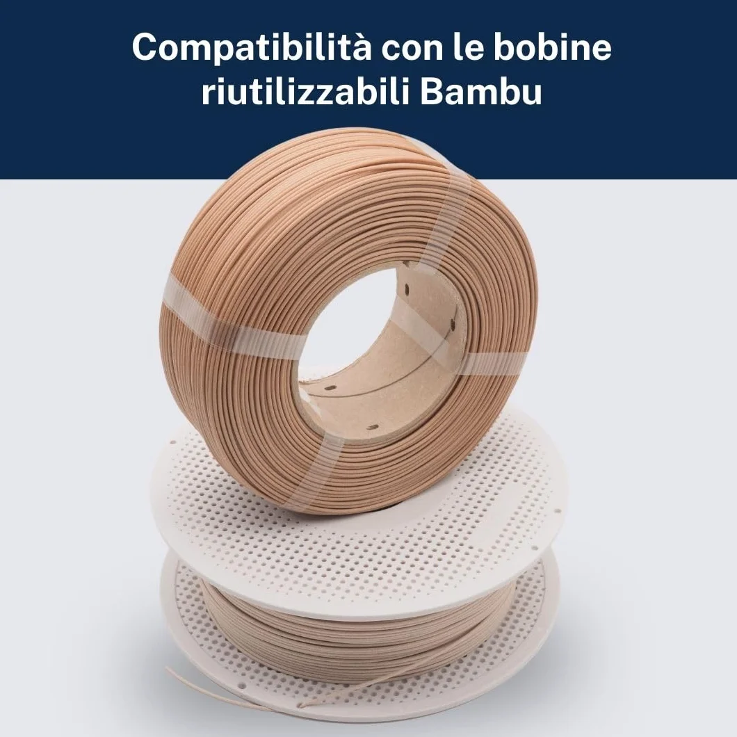 AzureFilm PETG Hyper Speed Filamento 1.75 mm 1kg Trasparente per Stampa 3D ad Alta Velocità