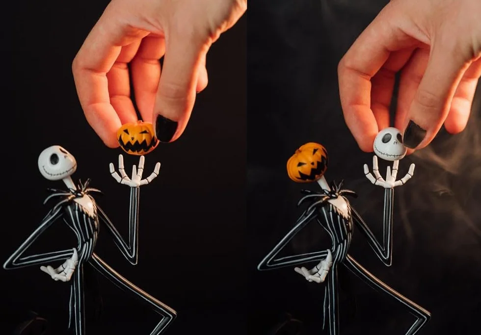 Grupo Erik Calendario Perpetuo The Nightmare Before Christmas Gadget 3D - Calendario da Tavolo Perpetuo per Bambini Jack Skeletron Natale | Decorazione da Scrivania per Fans 12 x 12 x 23 cm