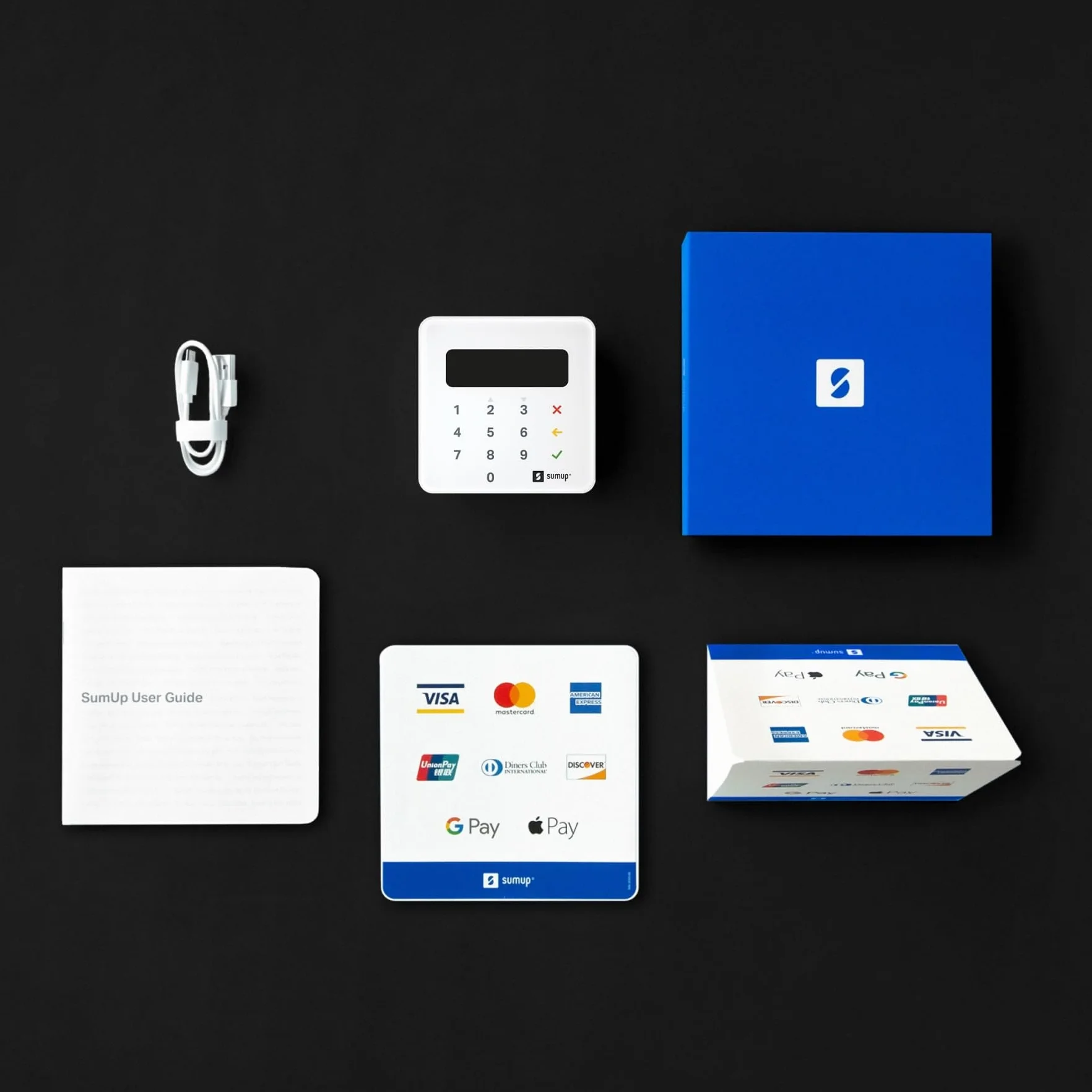 Sum Up Air - Lettore Carte Visa, V PAY, Mastercard, Maestro o American Express. Contactless (NFC)