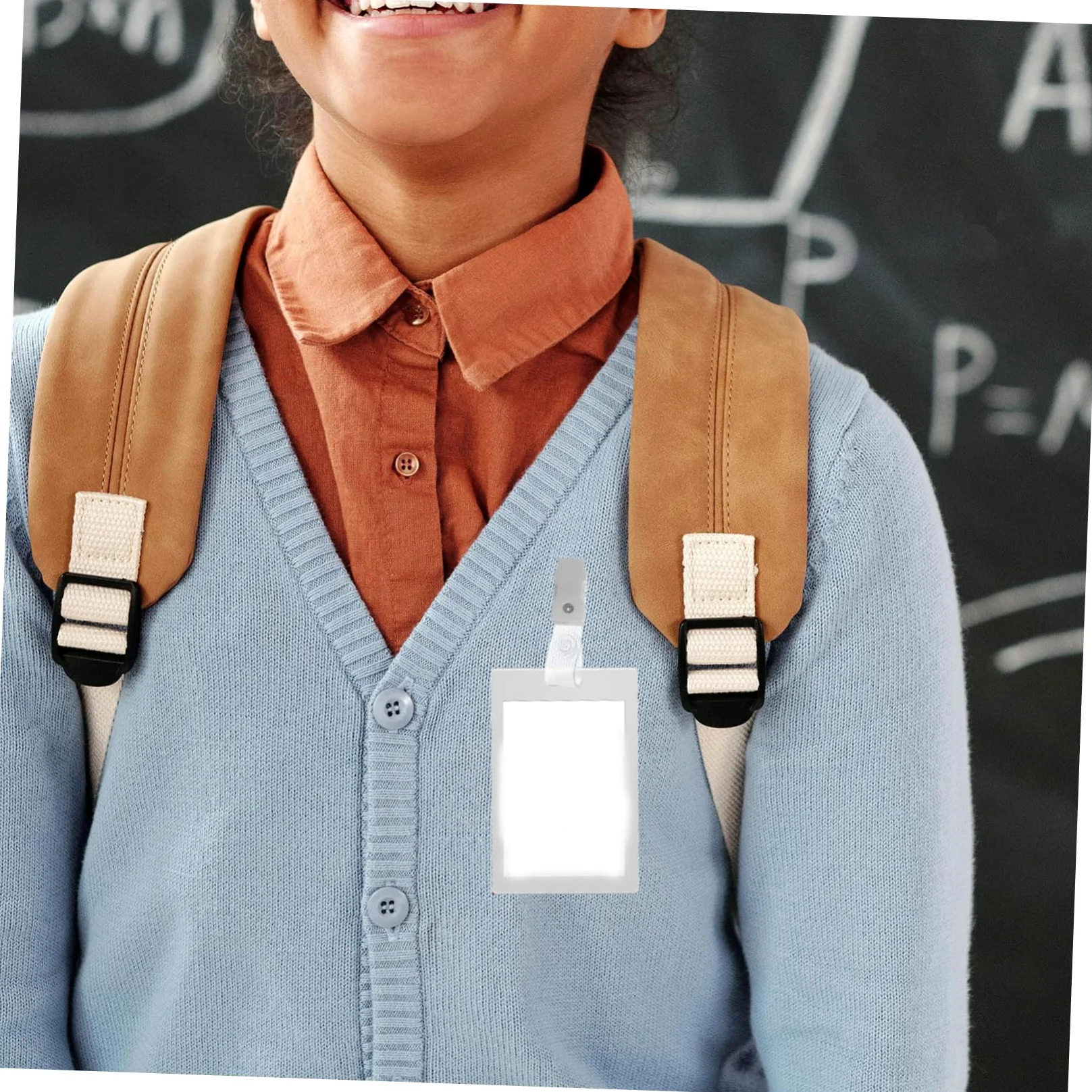 SOIMISS Clip per Badge Resistente e Facile da Trasportare in Bianco con Design Semplice Confezione da 100 Pezzi per Porta Pass da Collo e Distintivi