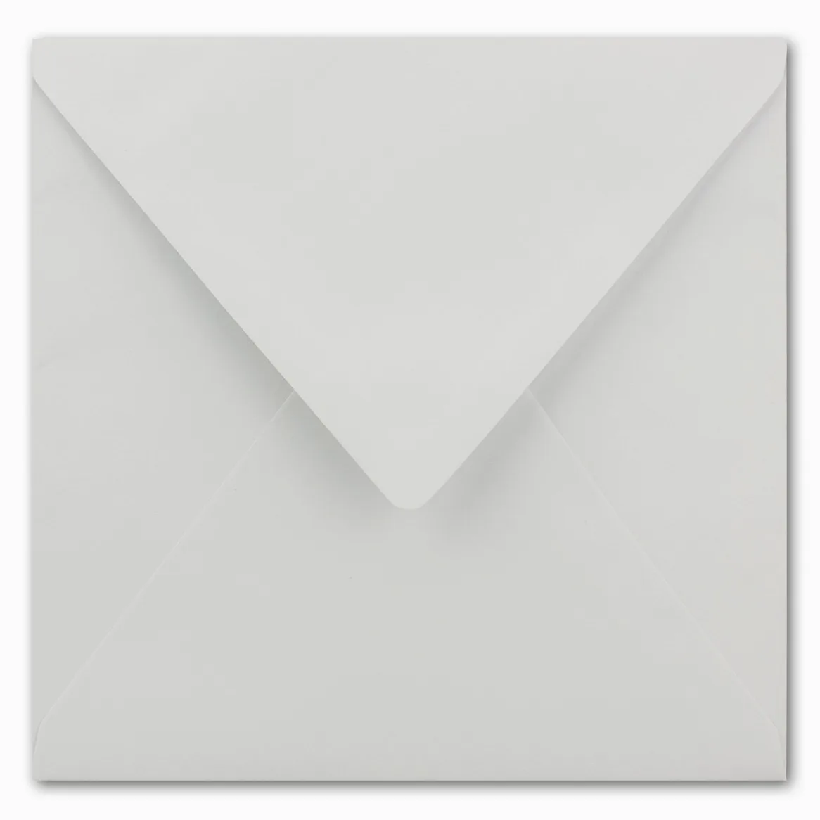 NEUSER PAPIER - 75 buste quadrate, 16,5 x 16,5 cm, colore bianco con fodera in seta dorata, con incollaggio a umido, 120 g/m²