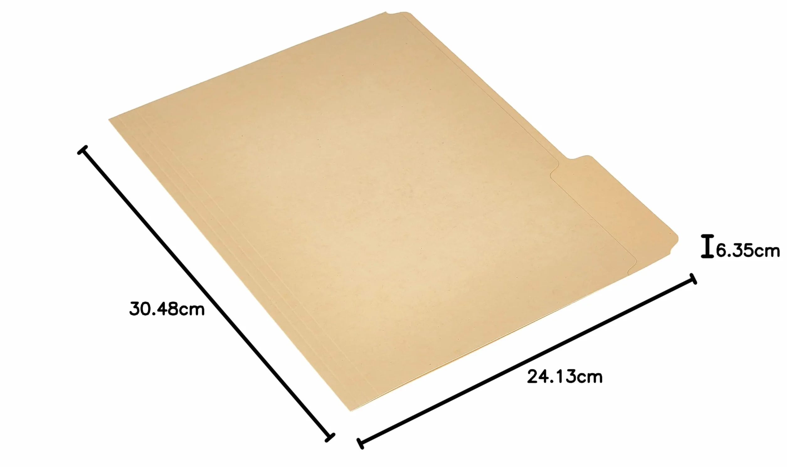 EarthWise by Pendaflex - Cartelline 100% riciclate, formato lettera, taglio 1/3, 100 per confezione Formato Letter Letter Verde standard.