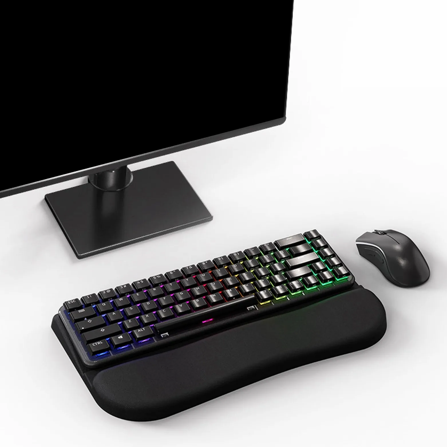 Poggiapolsi ergonomico con tastierino in silicone che offre comfort semplice manutenzione in casa e in ufficio Polso antiscivolo per la digitazione