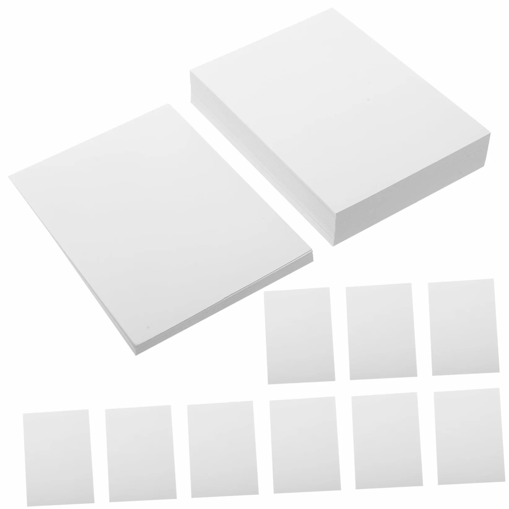 Operitacx 4 Set Carta Fotografica Stampa Di Carte Fotografiche Colore Carte Fotografiche Immagini Foto Lucida Album Foto Documenti Della Stampante Alto Carta Bianca 100 Fogli*4