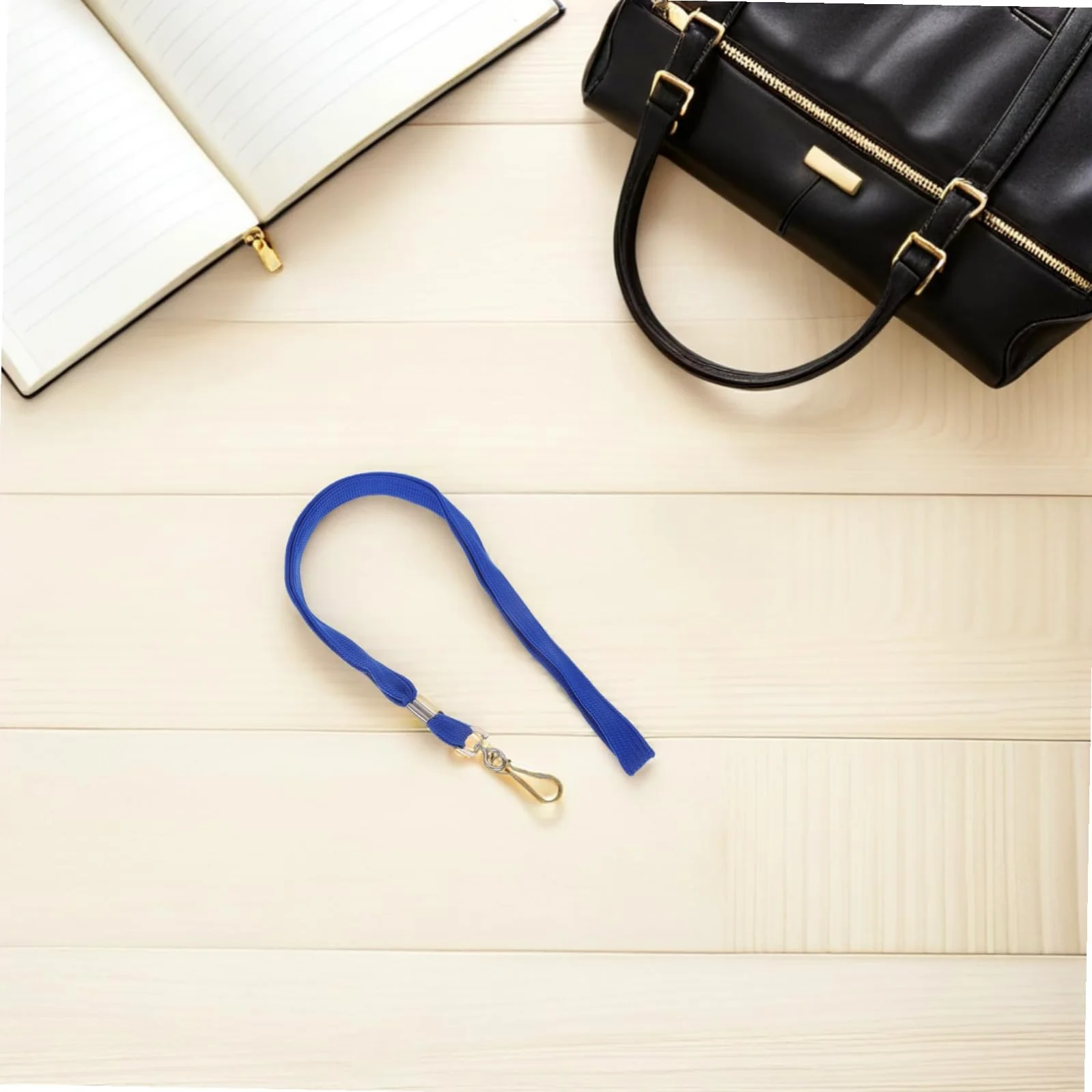 100 pezzi Laccio Porta Badge con Clip Resistente Cordino Collo Leggero e Sicuro per Id Targhette per Ufficio Scuola e Infermieri