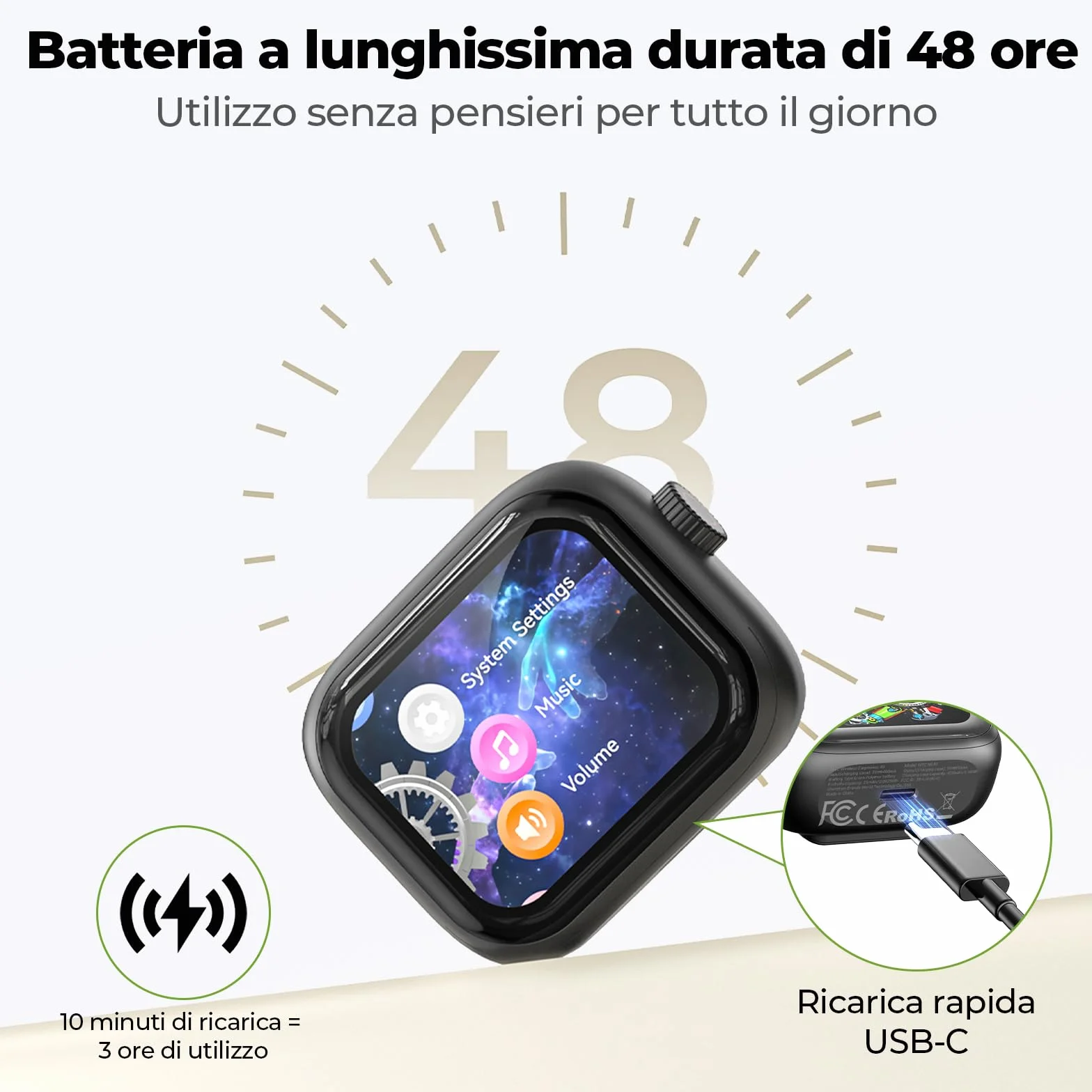Ne40 AI cuffie traduzione simultanea, bluetooth 6.0 auricolari traduzione con 134 lingue/9 modalità - cuffie con traduttore con manopola girevole, 48 ore di autonomia per viaggi/affari/studio