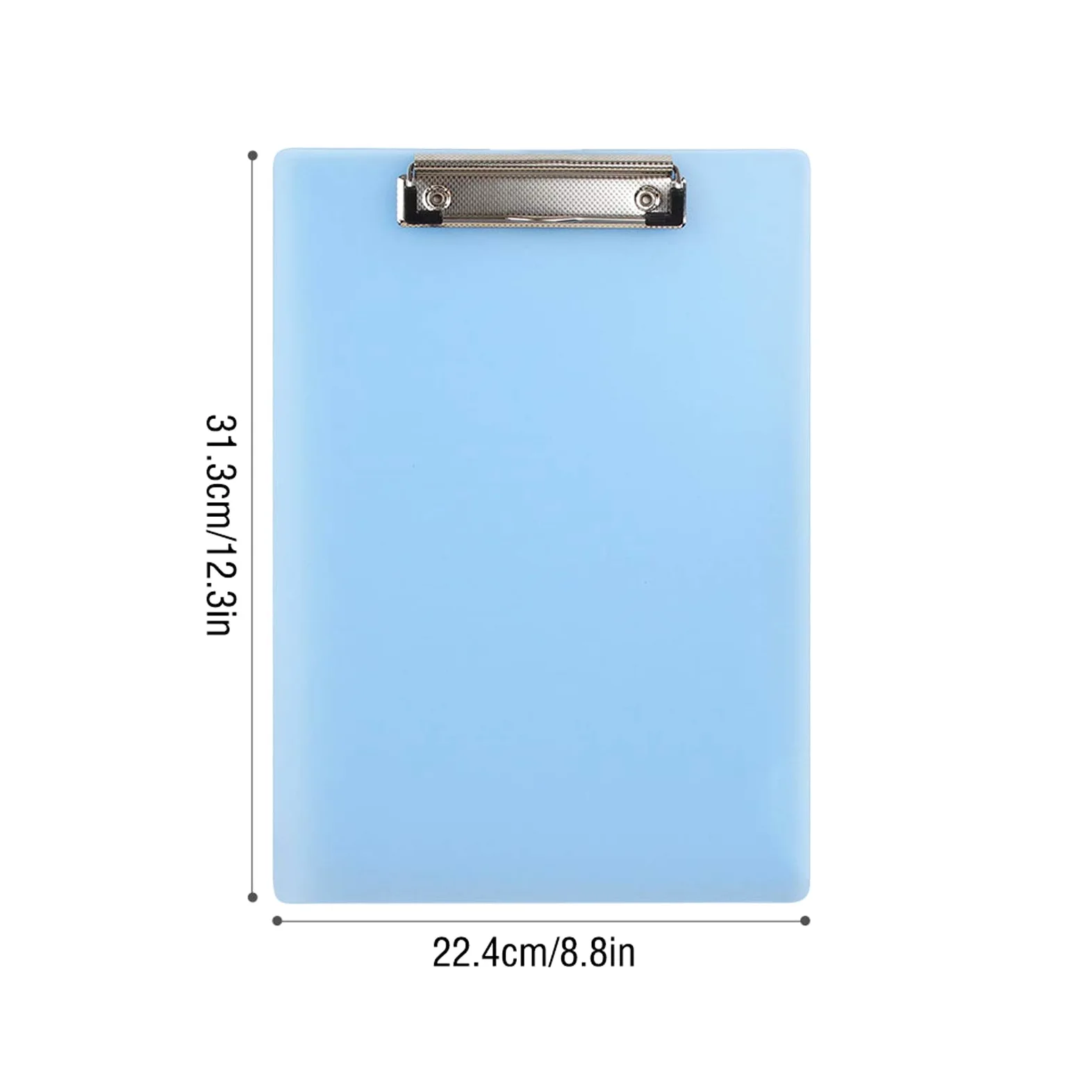 Tavoletta Portablocco Appunti di plastica della cartella A4 e delle dimensioni della lettera con il legante Bill Hanging Hanging retrattile per la scuola, l'ufficio e la casa (10 confezioni) Portabloc