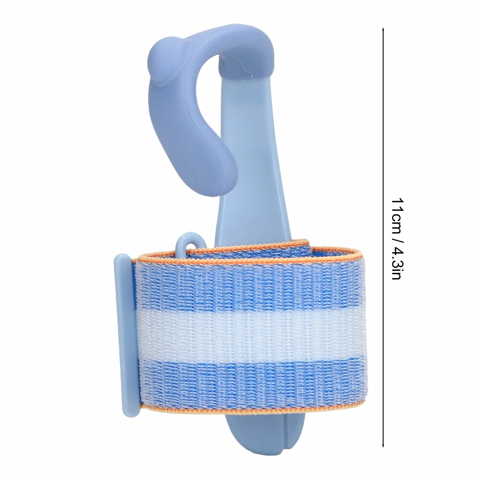 Pen Hold - Ergonomic Corrector with Pen Grip, Wrist Support for Writing and Posture Correction, Student Tool (Blue)