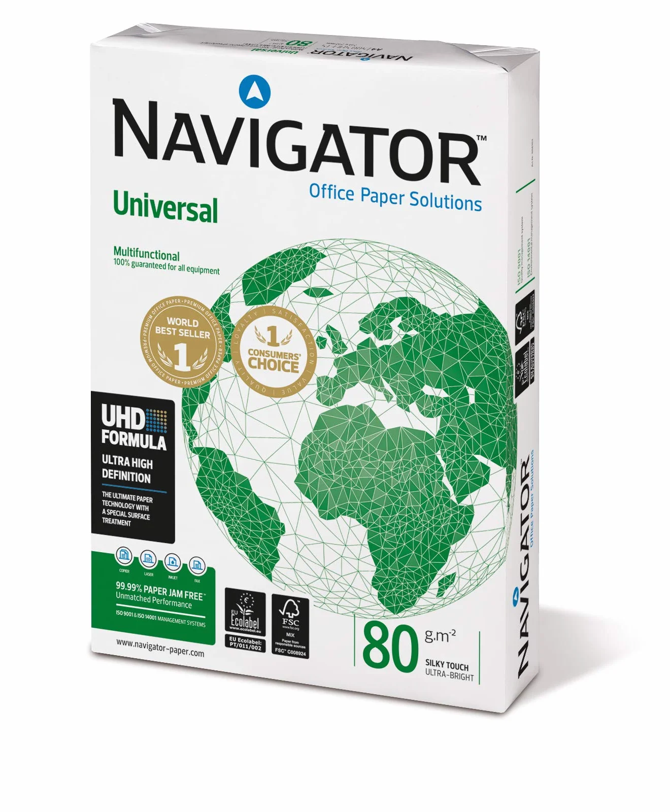 The Navigator Company Carta per Fotocopiatrice e Multiuso A3 80g