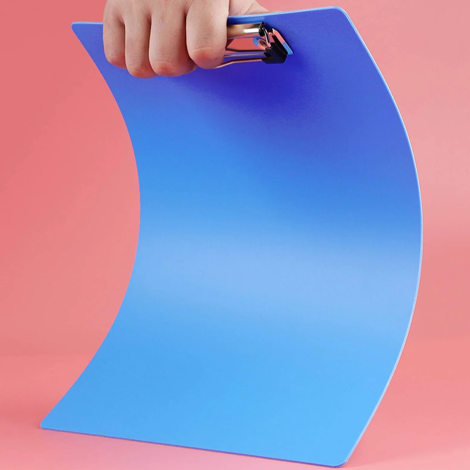 Portablocco/Cartella Portadocumenti Cartella di carta A4 con robusta clip in metallo in plastica for appunti for la scrittura del menu di scrittura for il ristorante della scuola for uso domestico (10
