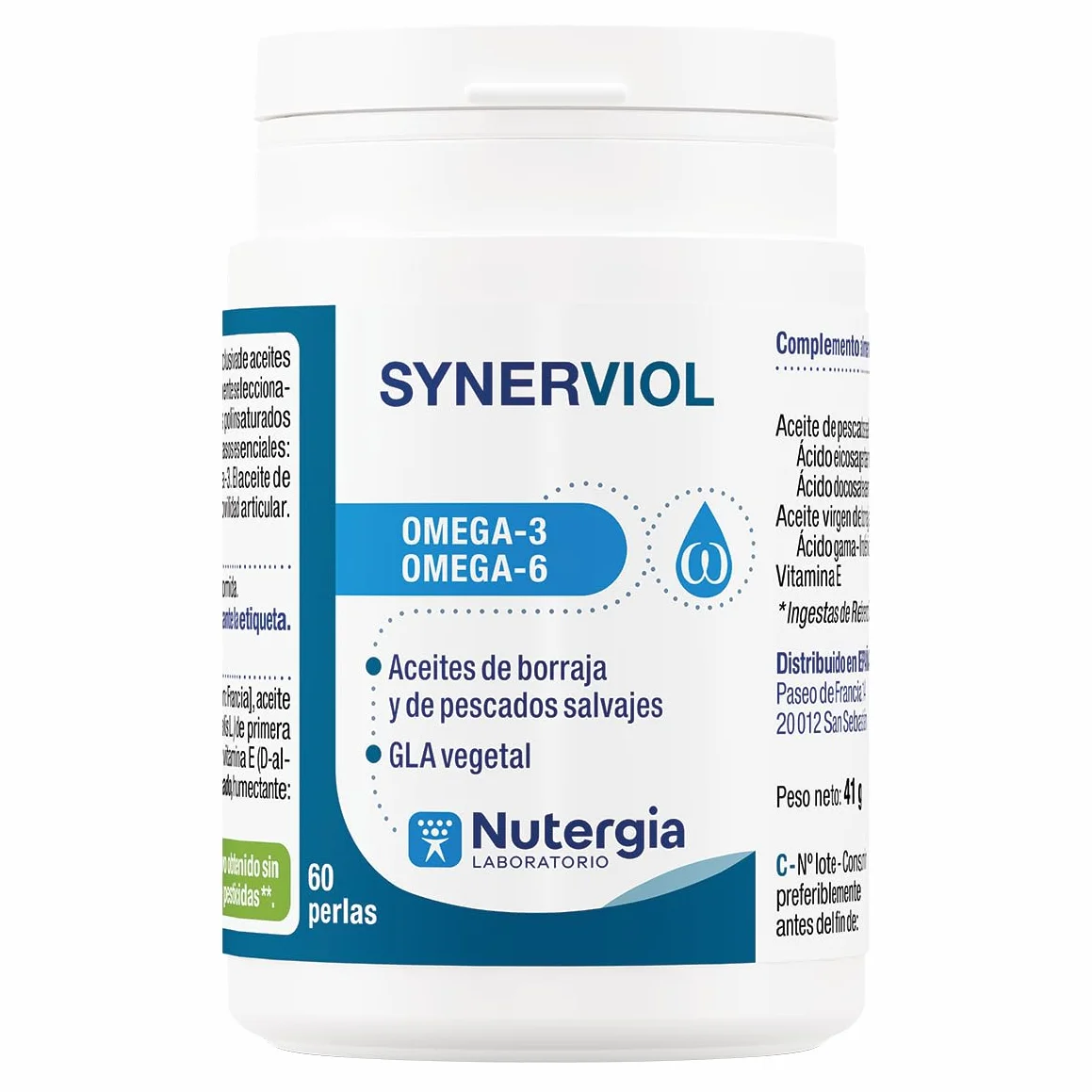 NUTERGIA Synerviol 60 Perlas