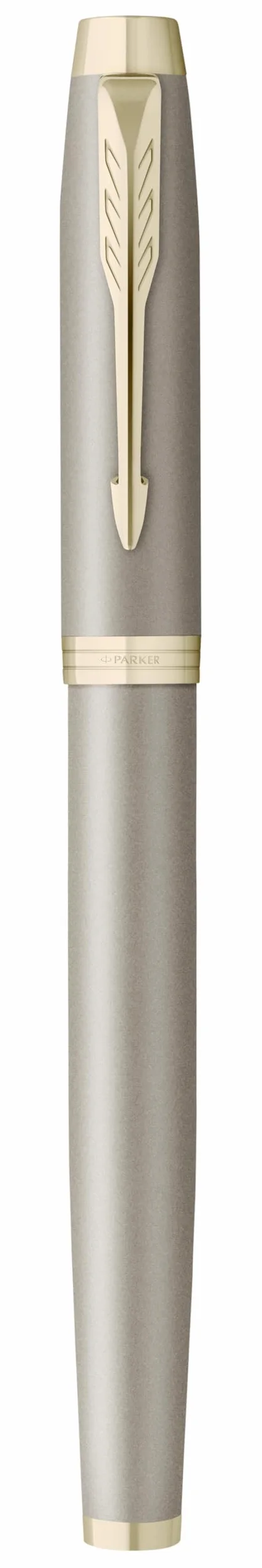 Parker IM Penna roller | Collezione Finishing Touch | finitura sabbia | punta media | inchiostro nero | confezione regalo