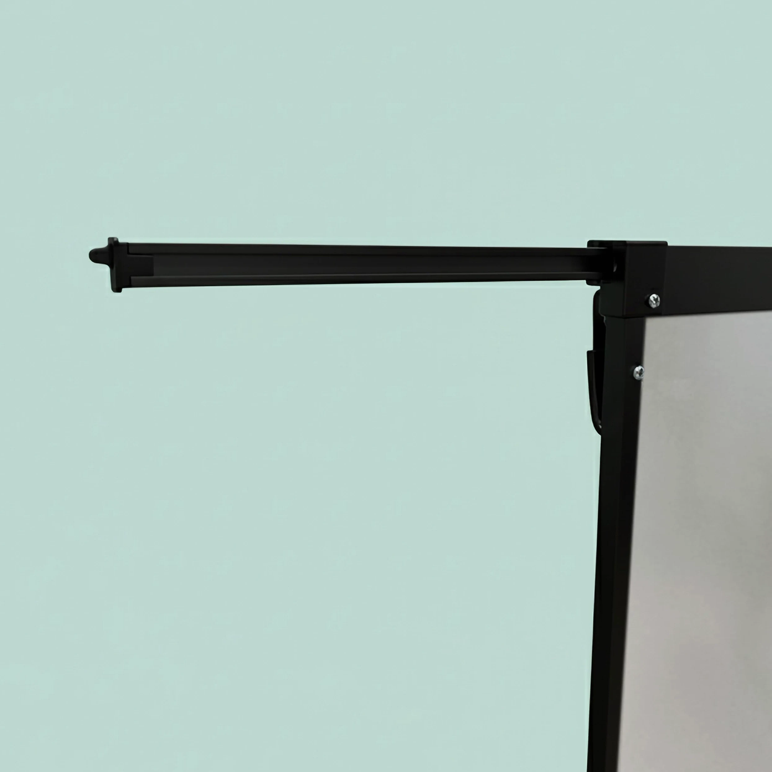Lavagna a fogli mobili Relaxdays, magnetica, regolabile, con ruote, porta pennarelli, alluminio, 100x70 cm, nera.