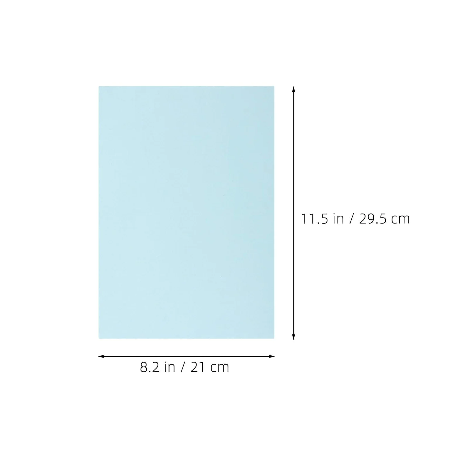 GALPADA 200pezzi Carta Colorata Azzurro per Stampante Fotocopie e Origami Carta da Stampa per Ufficio e Bricolage