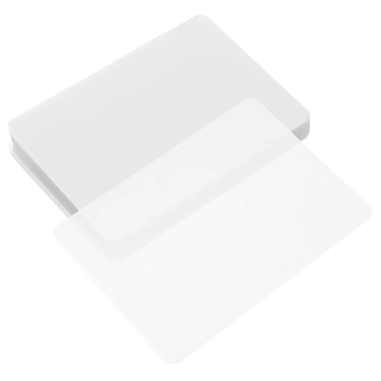 NUOBESTY 200fogli Trasparenti Adesivi per Plastificazione Pellicola Laminante Trasparente per Plastificazione Fotografica Materiale e Resistente allo Sbiadimento per File Immagini