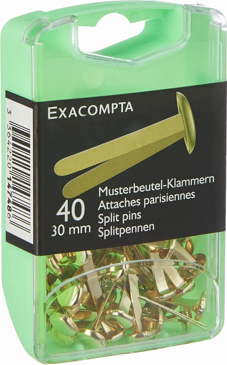 Fermacampioni 30 mm - Scatola di 40 pezzi