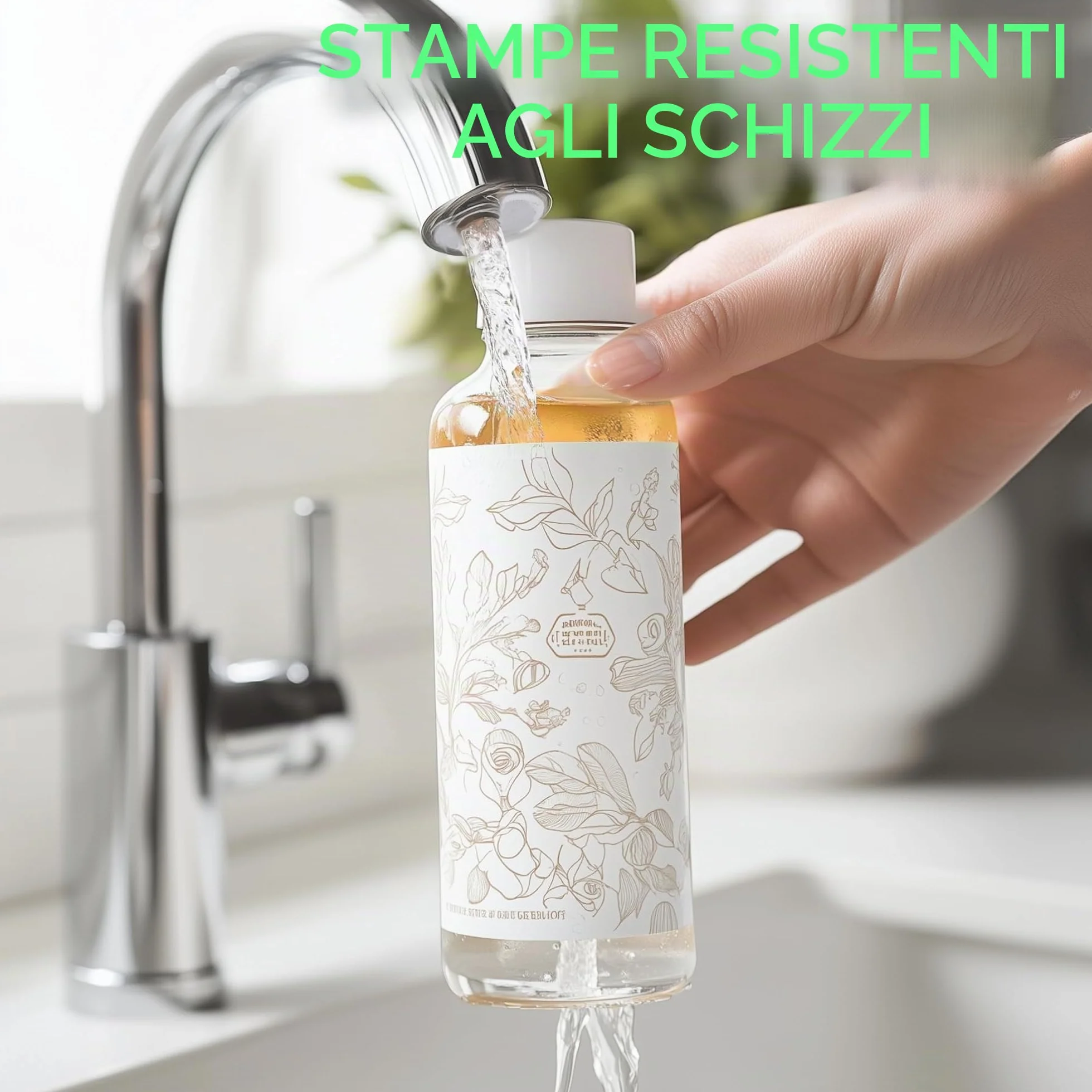 Evergreen Goods Ltd 50 fogli A4 lucidi autoadesivi carta adesiva bianca per immagini resistente agli schizzi per stampanti inkjet e laser