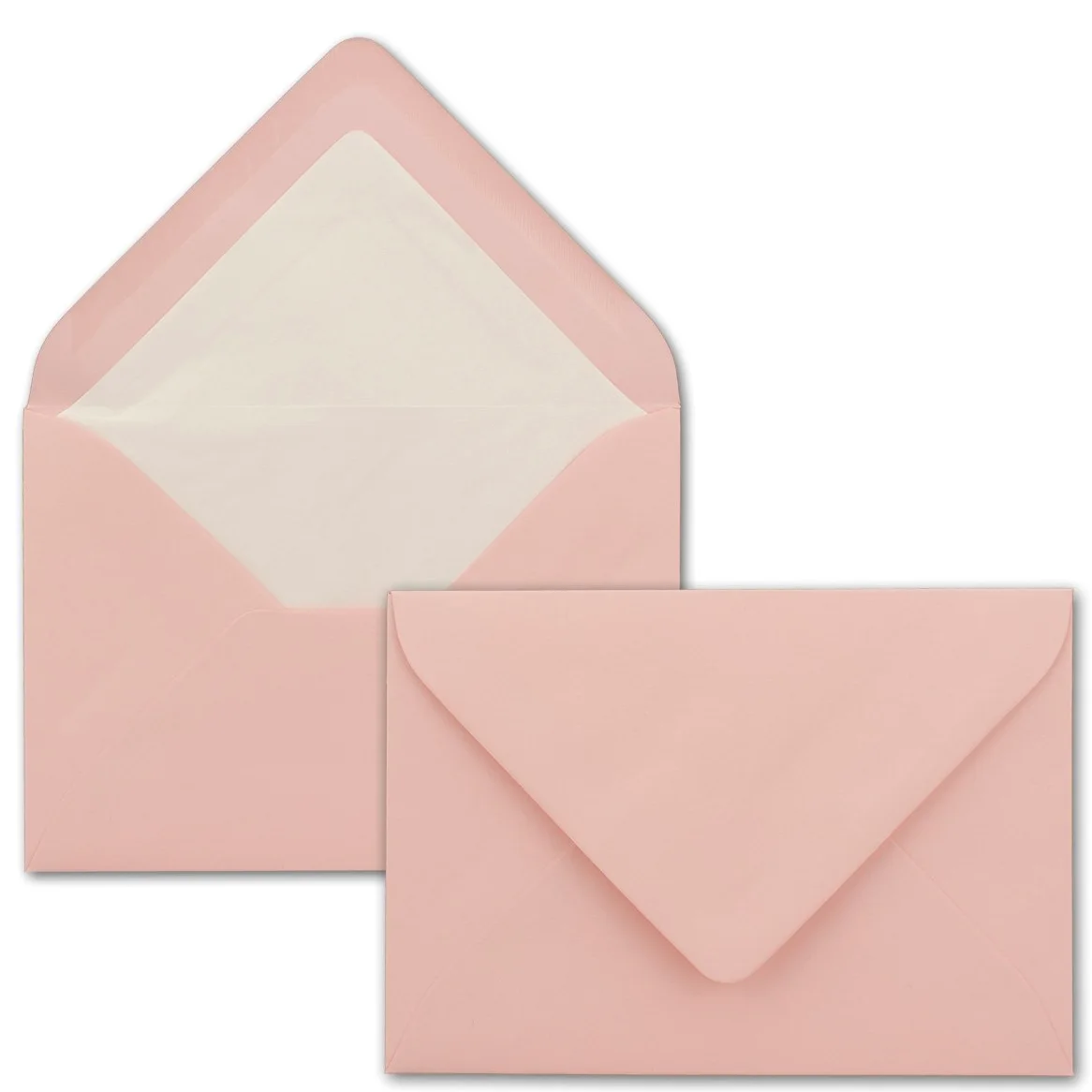 Glüxx-Agent - 1000 buste per lettere, formato DIN B6, 12,5 x 17,6 cm, 110 g/m², con incollaggio a umido, senza finestra, colore: rosa