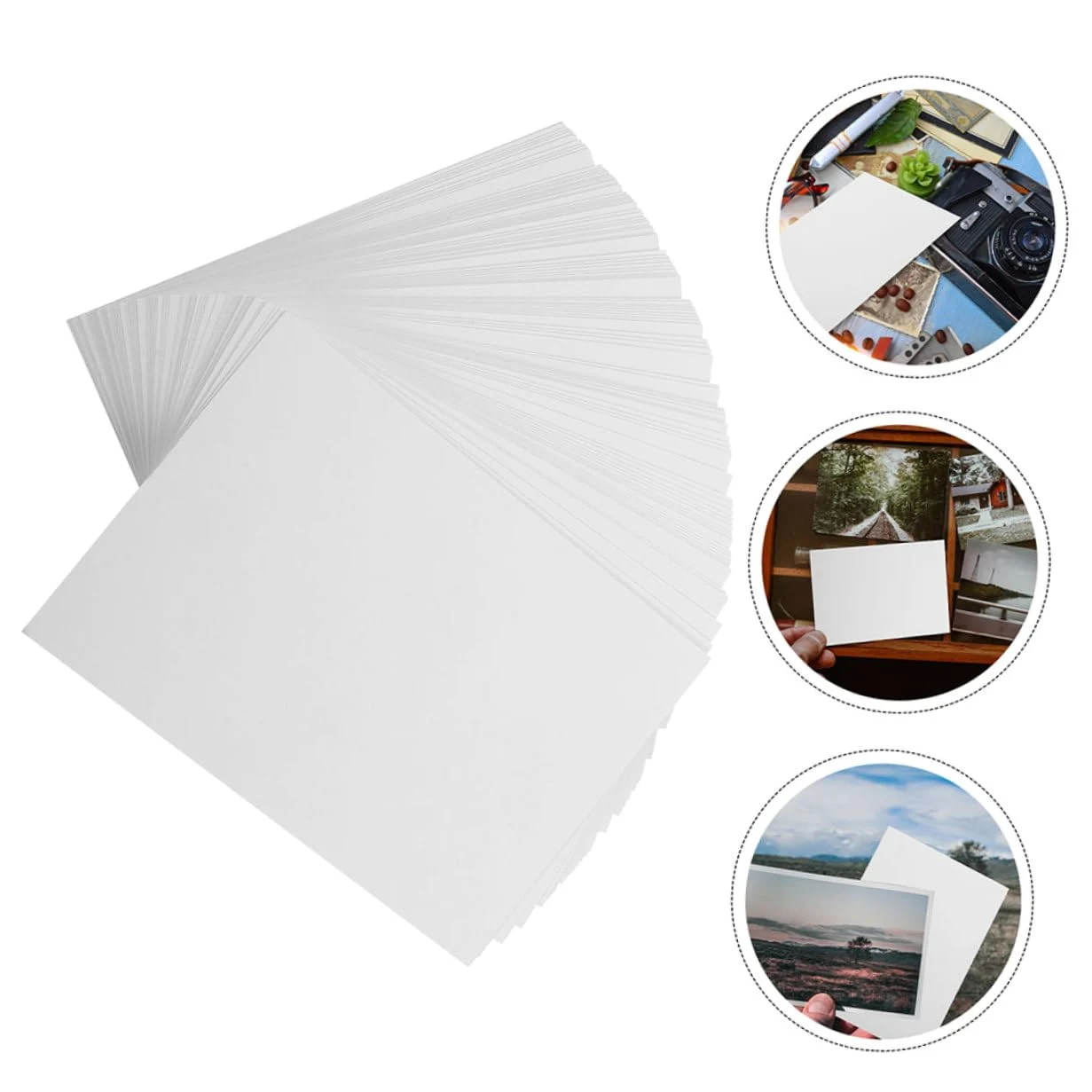 VILLCASE 400fogli Fotografica Glossy Per e Asciugatura Stampanti Per e Speciali