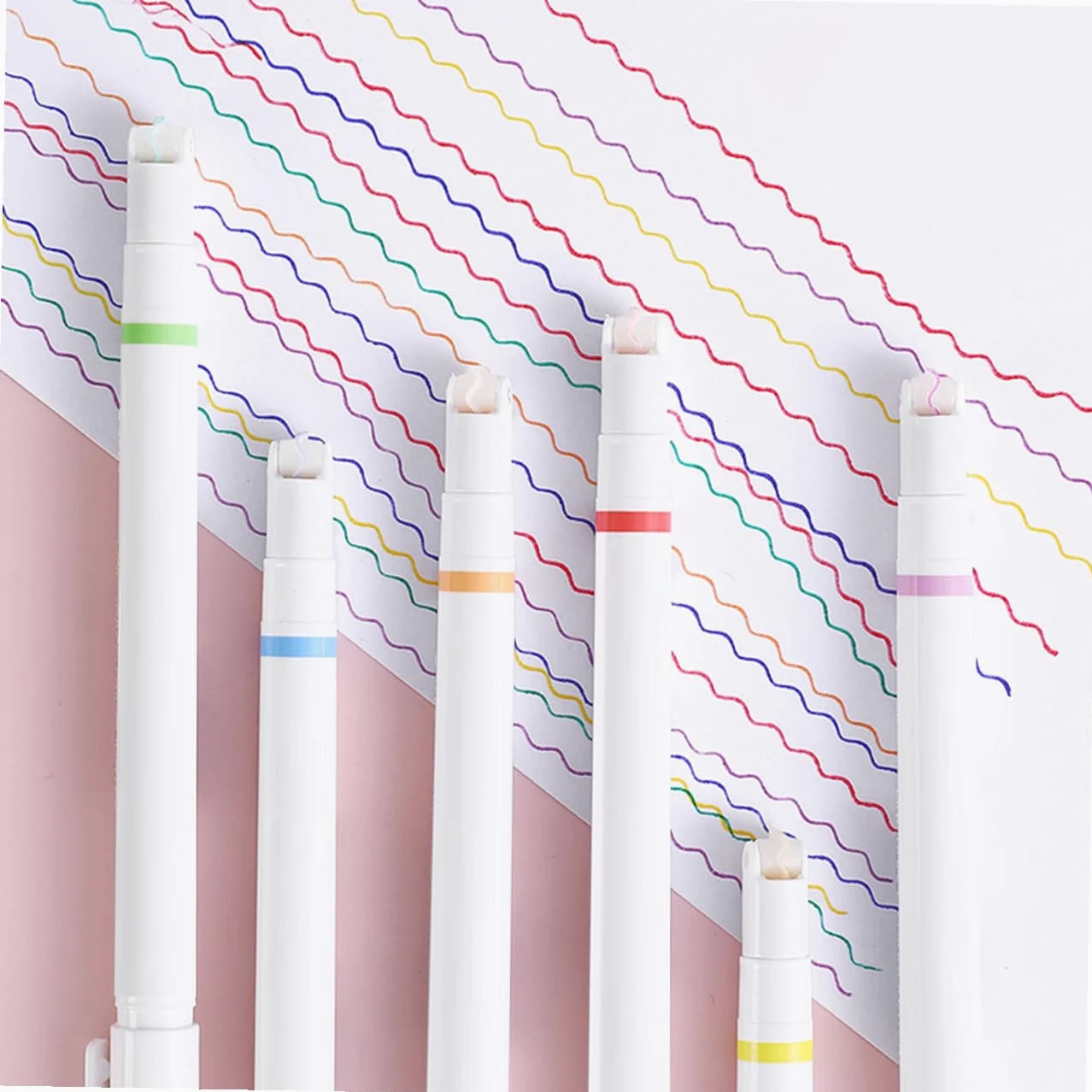 STOBOK 12pezzi Evidenziatori Colorati Doppia Punta Pennarelli Per Note e Studio Cancelleria Per Studenti Facili Da Usare e Resistenti