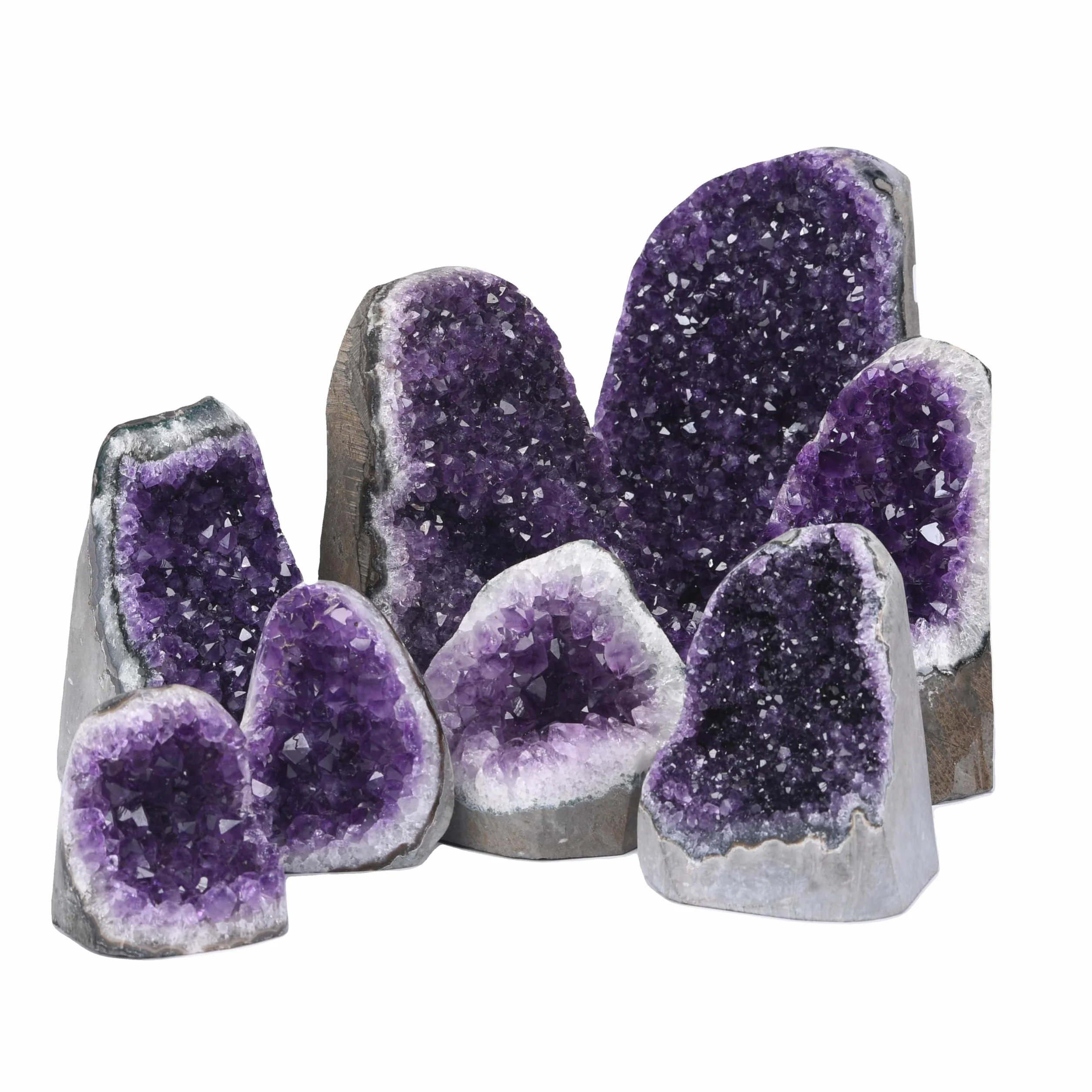 Extreme Polished Amethyst Cluster