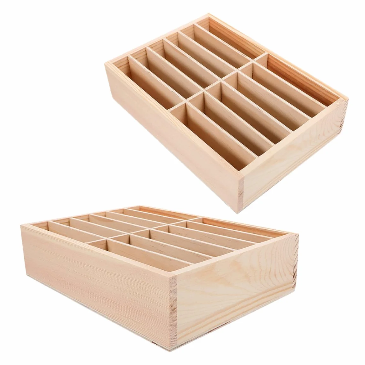 Organizzatore per Cellulare da Ufficio in Legno 12 Scomparti Scatola Porta Telefono da Tavolo 2 Pezzi per Aula Sala Riunioni e Reception Supporto Compatto per Gestione Telefoni