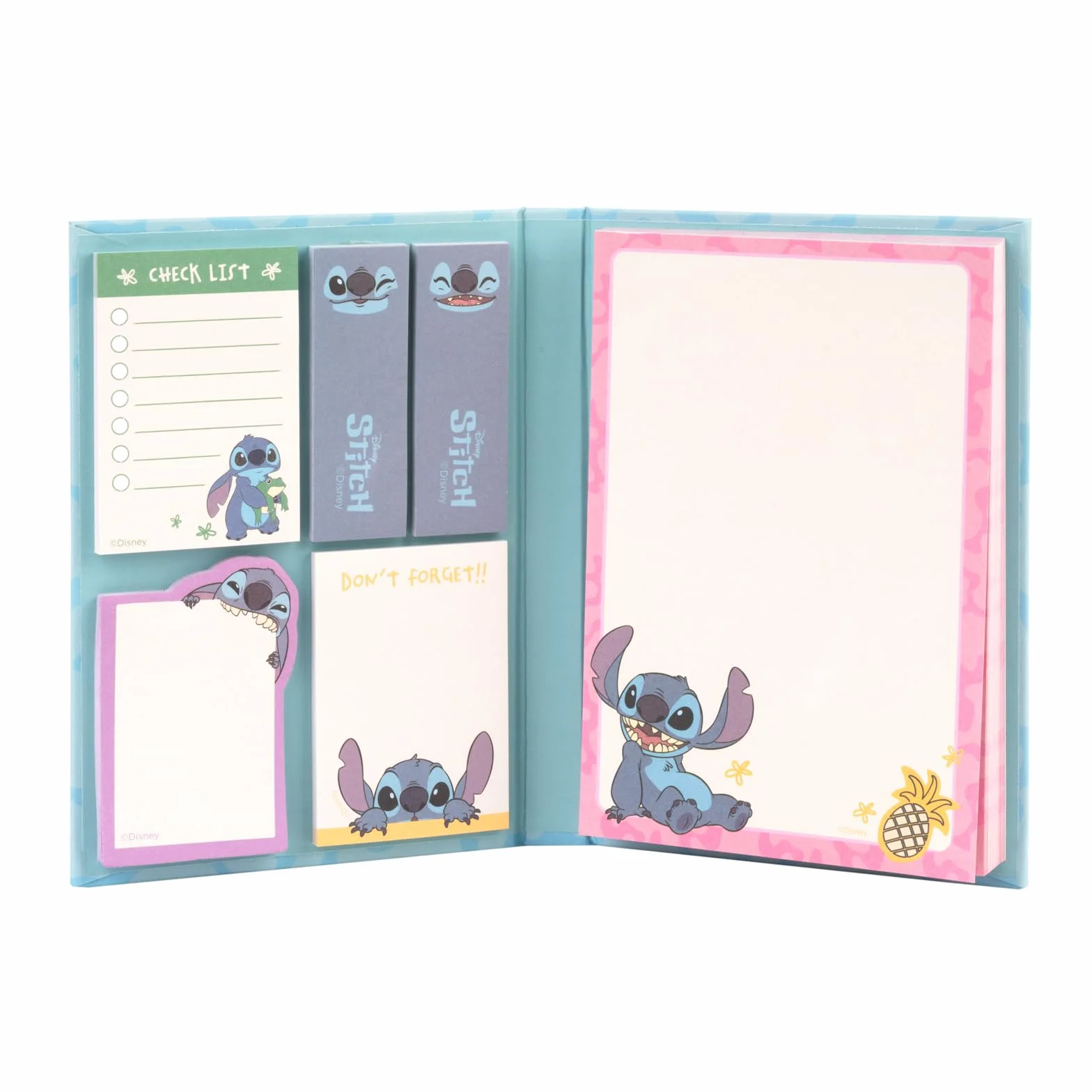 Grupo Erik Stitch Block Notes Set 11 x 15,5 cm Blocchetti Memo Cancelleria Bambina Lilo e Stitch