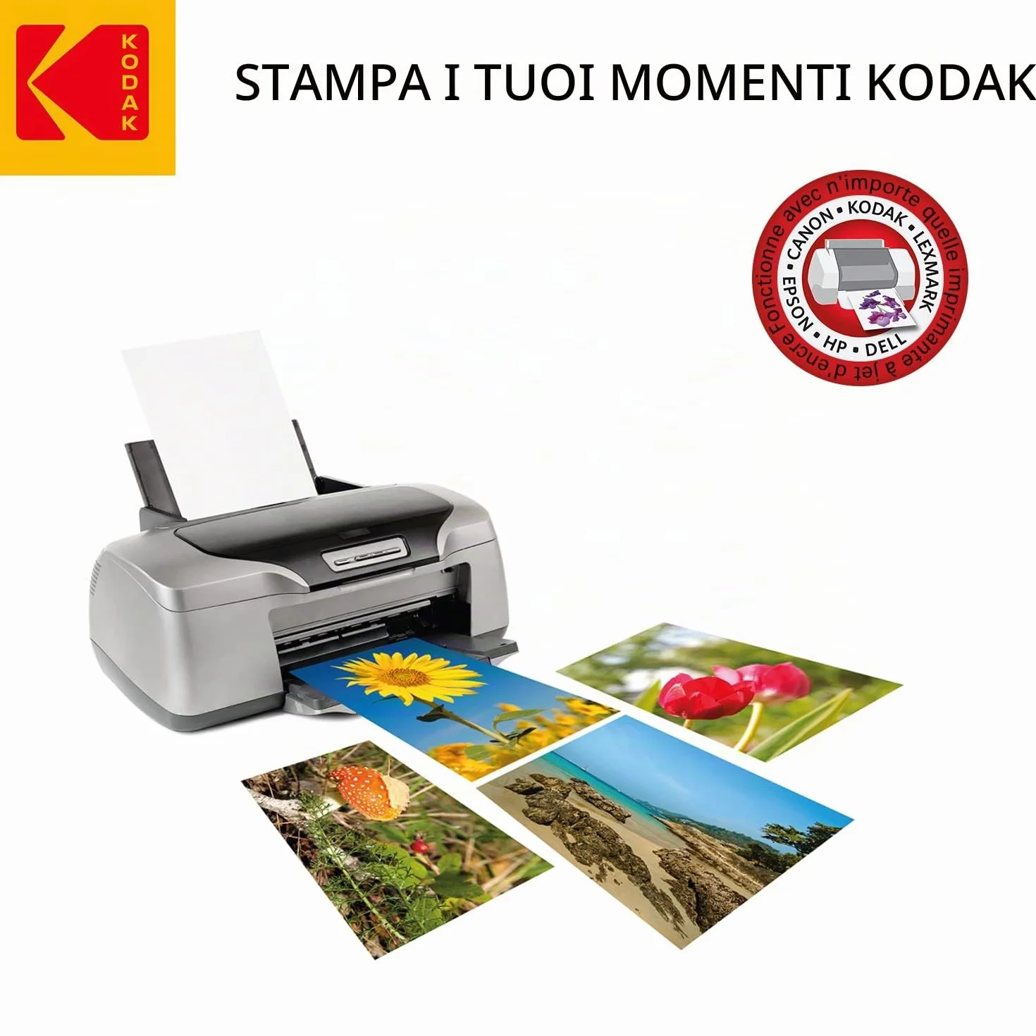 KODAK Carta Fotografica Opaca A6 180g/m² 50 Fogli Fine Art Paper