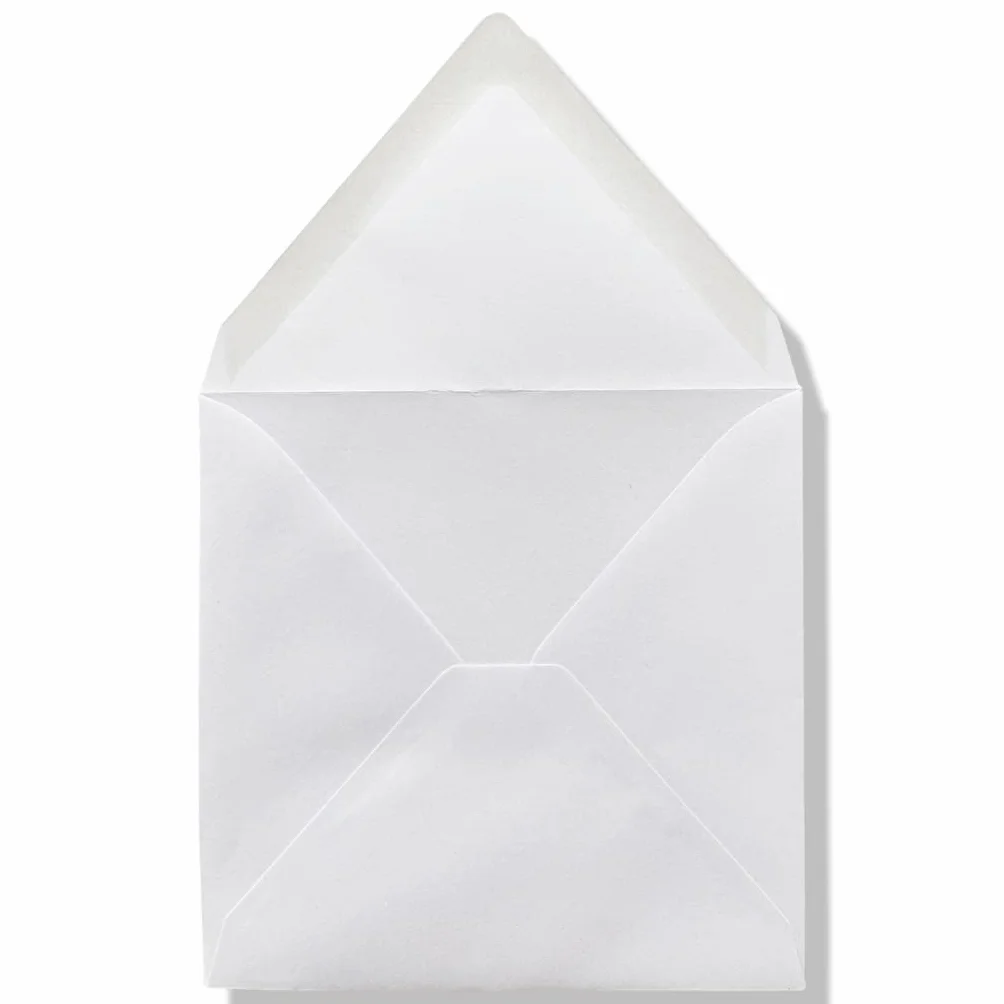 Buste quadrate di lusso, 155 x 155 mm, 110 g/m², (bianco, 200)