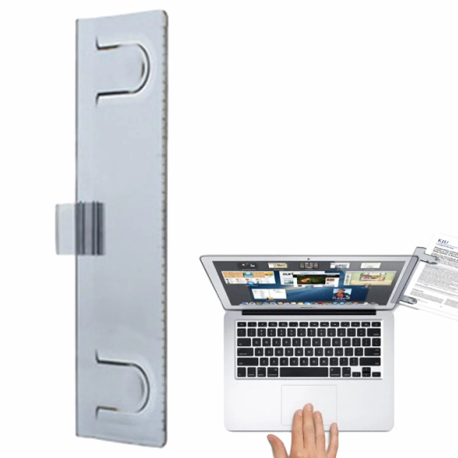 Samuliy Clip porta documenti adesivo per monitor scrivania computer