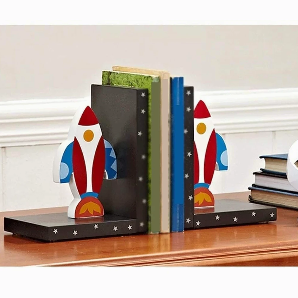 Reggi Libri, Fermalibri Fermalibri eleganti Forme a razzo Decor Stelle Presa di personalità Ufficio Casa Scrivania