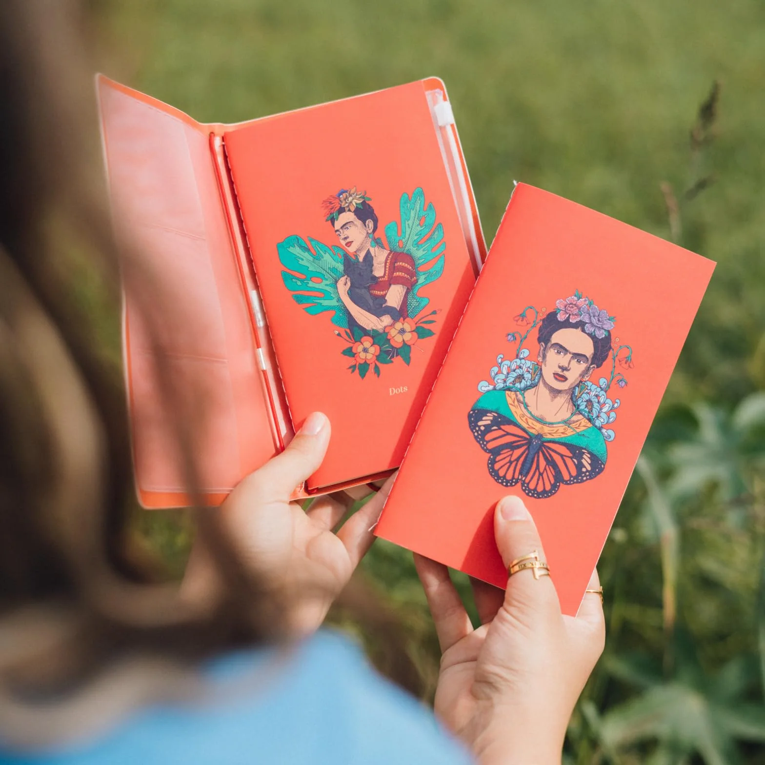 Grupo Erik Taccuino Frida Kahlo Diario di Viaggio con Due Quaderni Ricambiabili 160 Pagine
