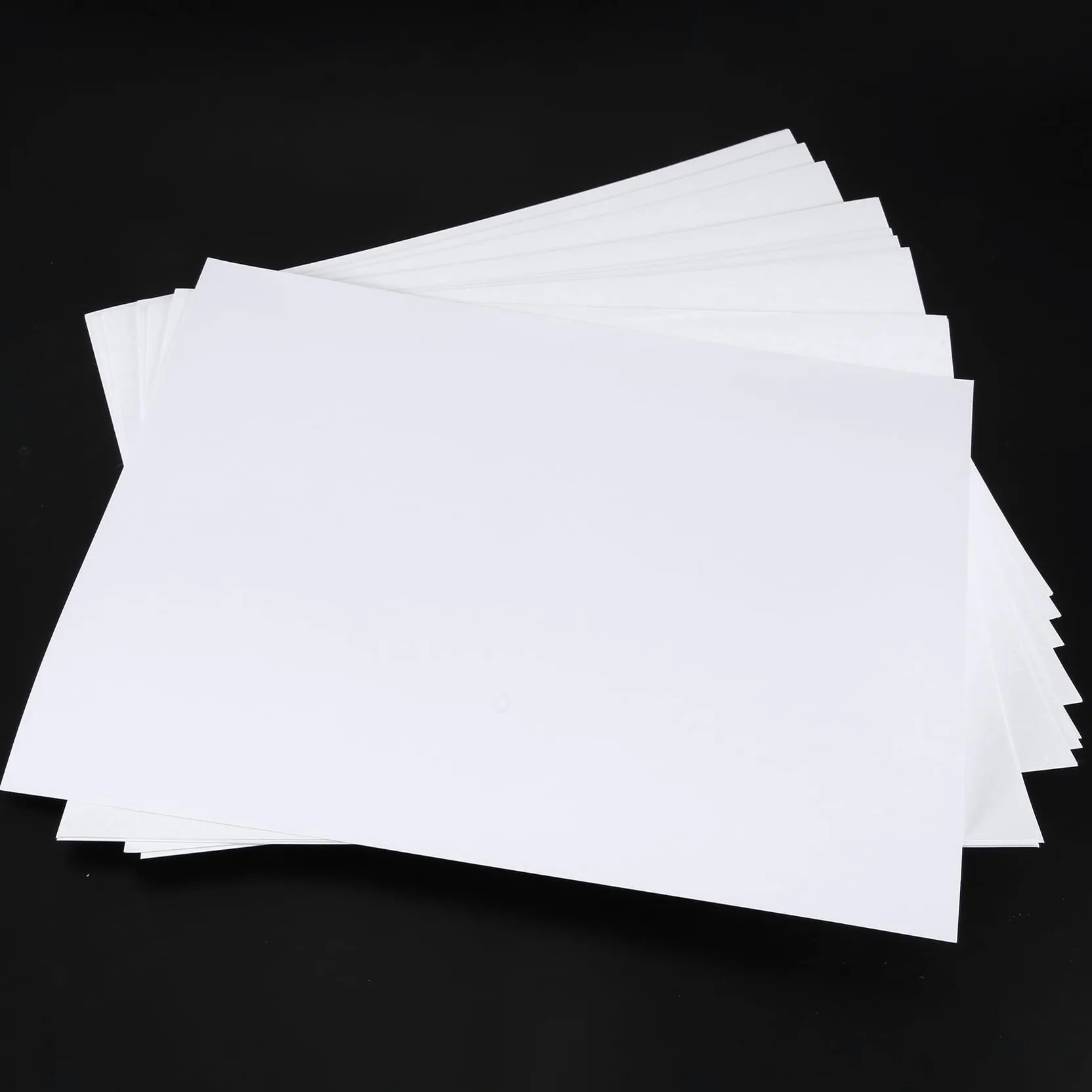 Carta Adesiva Vinilica Impermeabile Stampabile Premium per Getto D'Inchiostro E Stampante 210X280mm 120 Fogli di Carta Adesiva Bianca Opaca