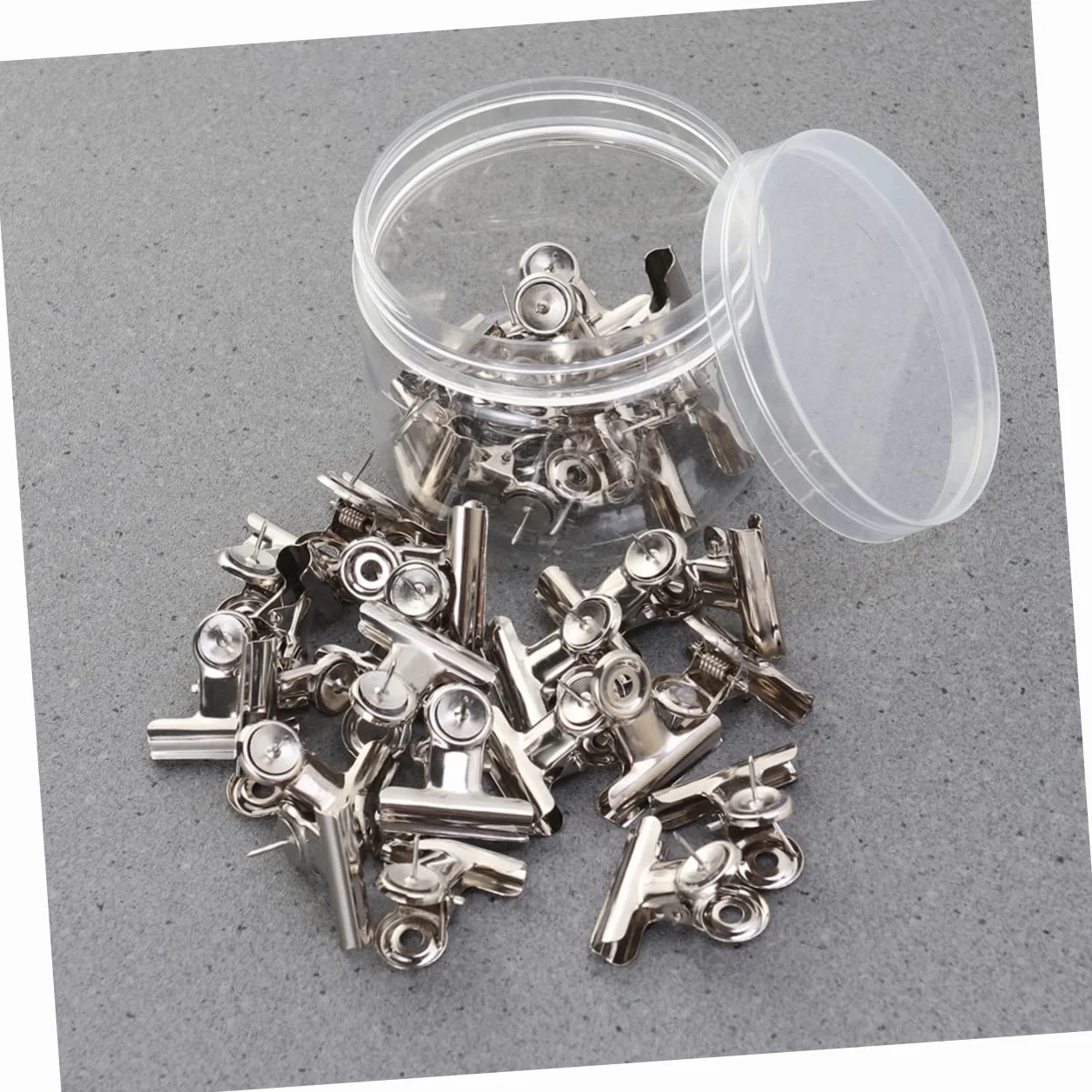 NUOBESTY 60pezzi Clip Binder Metalliche Per Ufficio Clip Da Scrivania Regolabili Per Organizzare Documenti e Forniture Di Cancelleria Confortevoli e Resistenti Nero