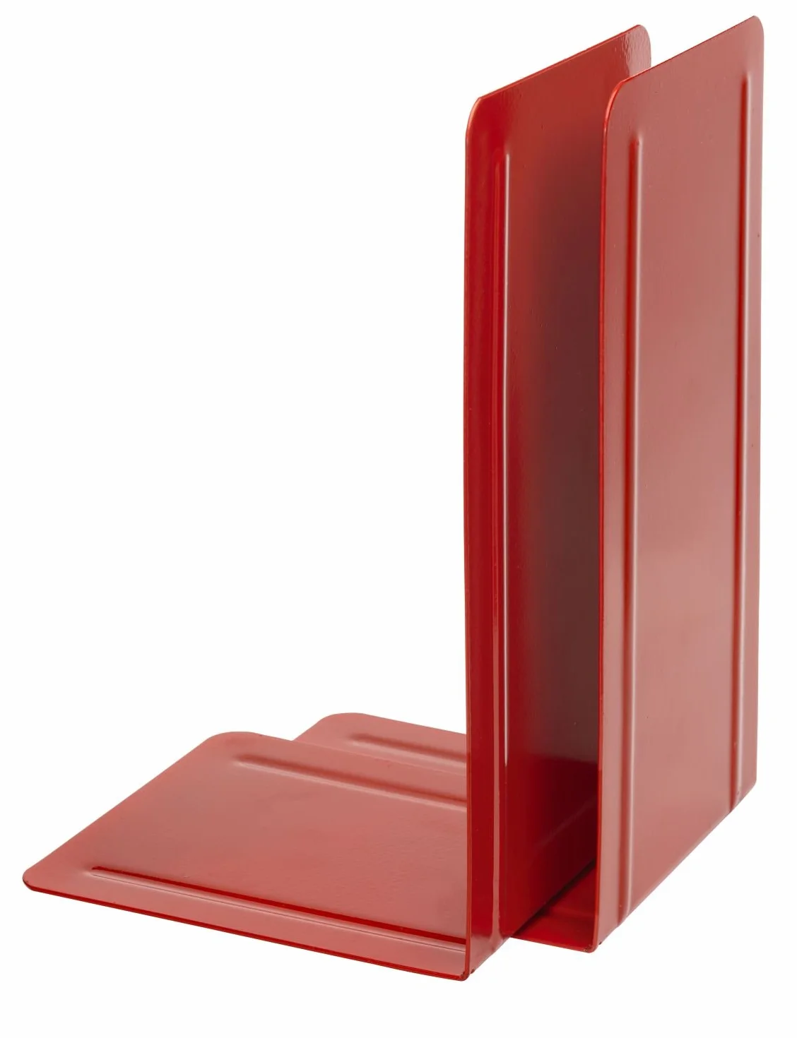 Alco-Albert 12 Fermalibri in metallo, 1 Coppia, 130 x 240 x 140 mm, rosso