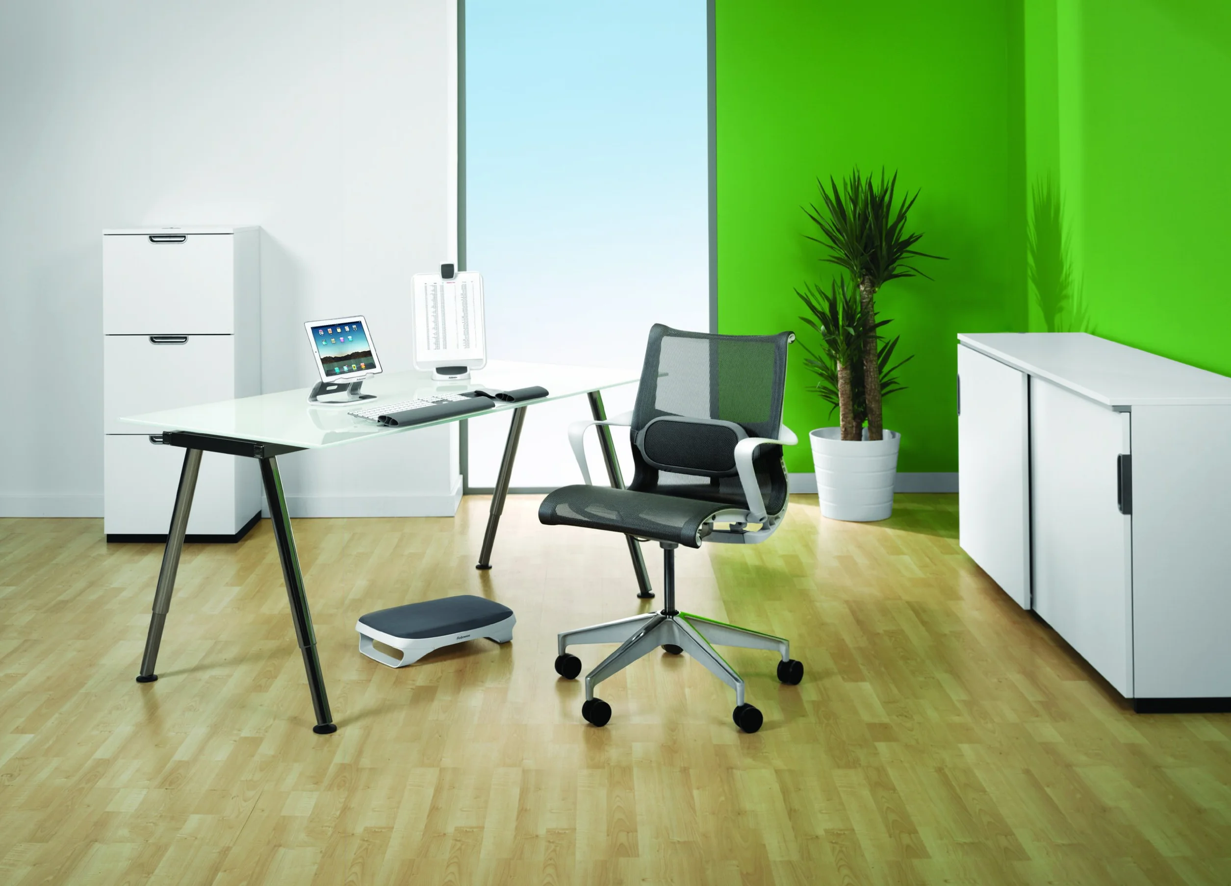 Fellowes Leggio Reggidocumenti I-SPIRE Series, Bianco