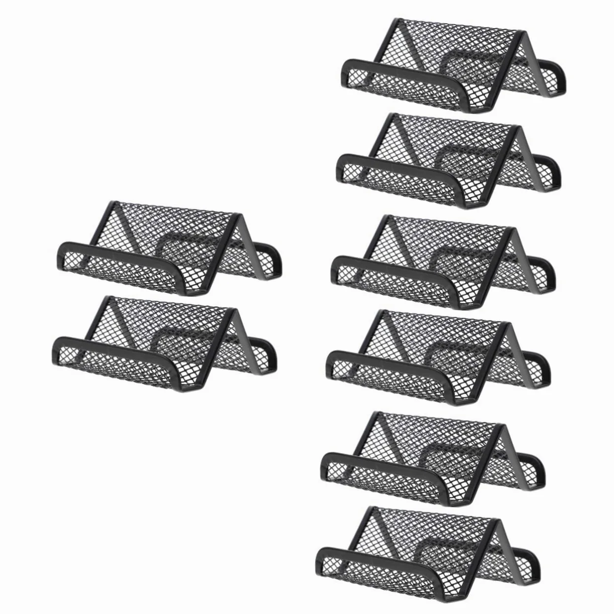 DOITOOL 4 Set Portabiglietti Visita Organizer Per Ufficio E Casa Per Schede Elegante E Design Per Esposizione 2 Pezzi * 4
