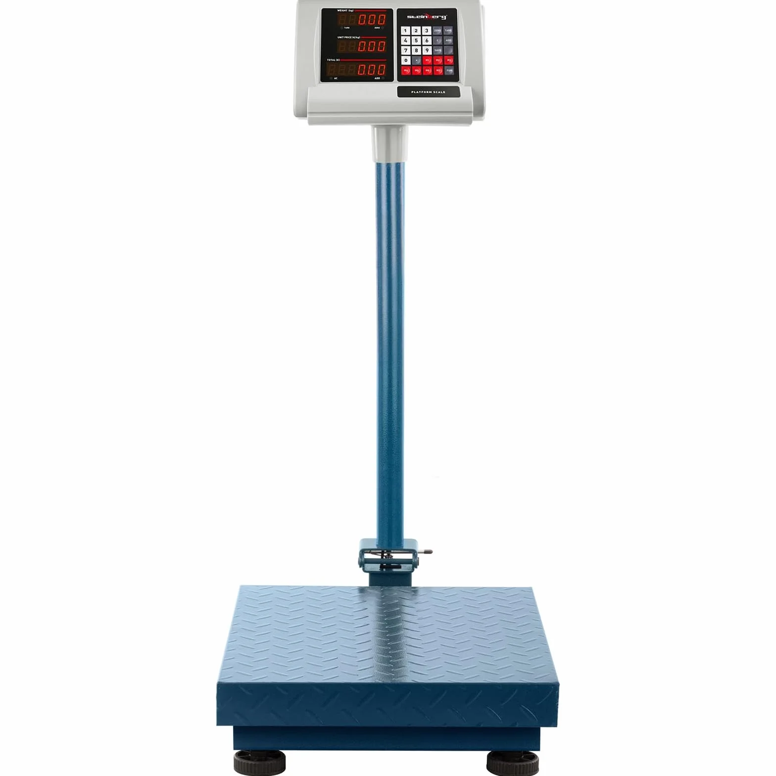Steinberg Systems SBS-PF-300/50C Bilancia a piattaforma Pesapacchi Professionale 300 kg 50 g Acciaio Inox 230 V