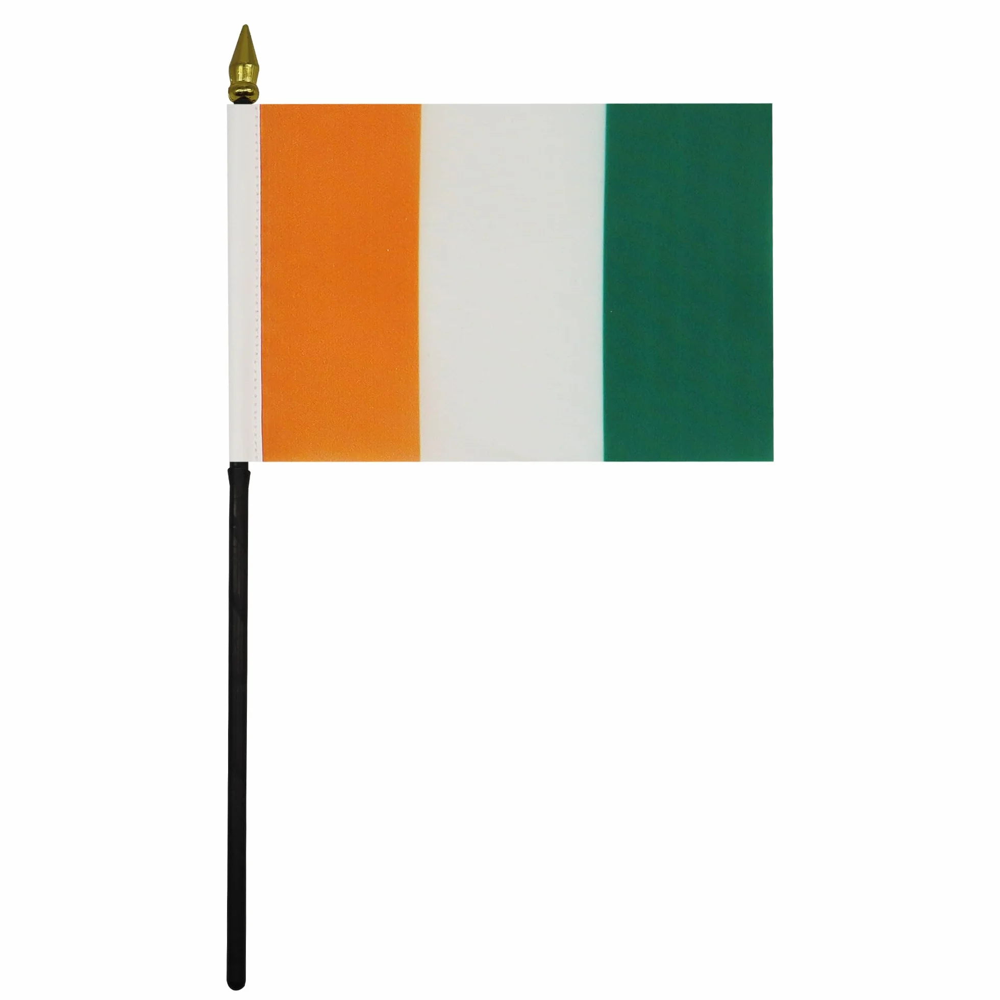 AZ FLAG Bandiera da Tavolo Costa D'Avorio 15x10cm Punta Dorata