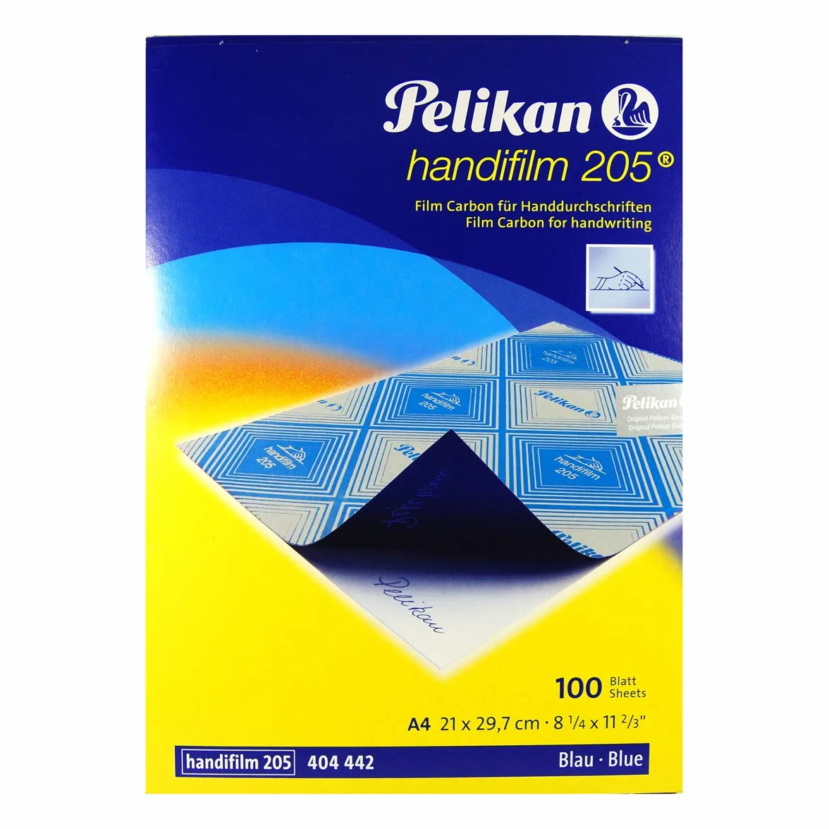 Carta da ricalco Pelikan Handfilm 205 blu 100 fogli